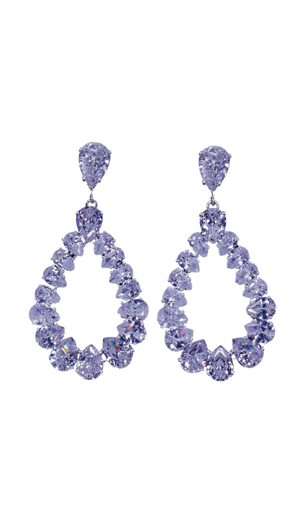 2_928032b1-568f-4f53-b0b6-eaa9e5dd2793 SILVER TEARDROP DIAMANTE EARRINGS FOR EVENTS