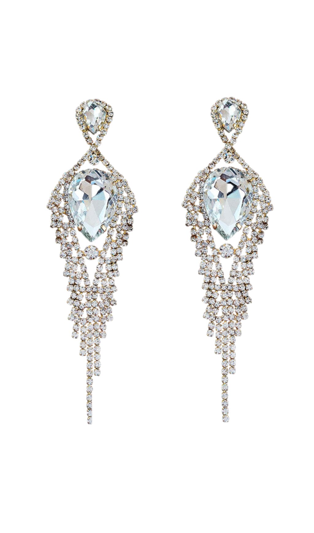 2_9aba05de-c1af-4bdc-a43f-b69b9e8a35f4 SILVER TEARDROP TASSEL DROP EARRINGS - GLAM EVENT