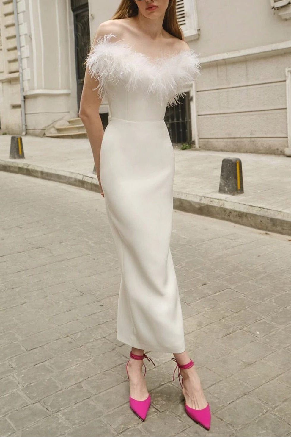 2_9e67aac7-03c9-42d2-85e7-0a0d55f1b70b FEATHER BODYCON MAXI DRESS WHITE