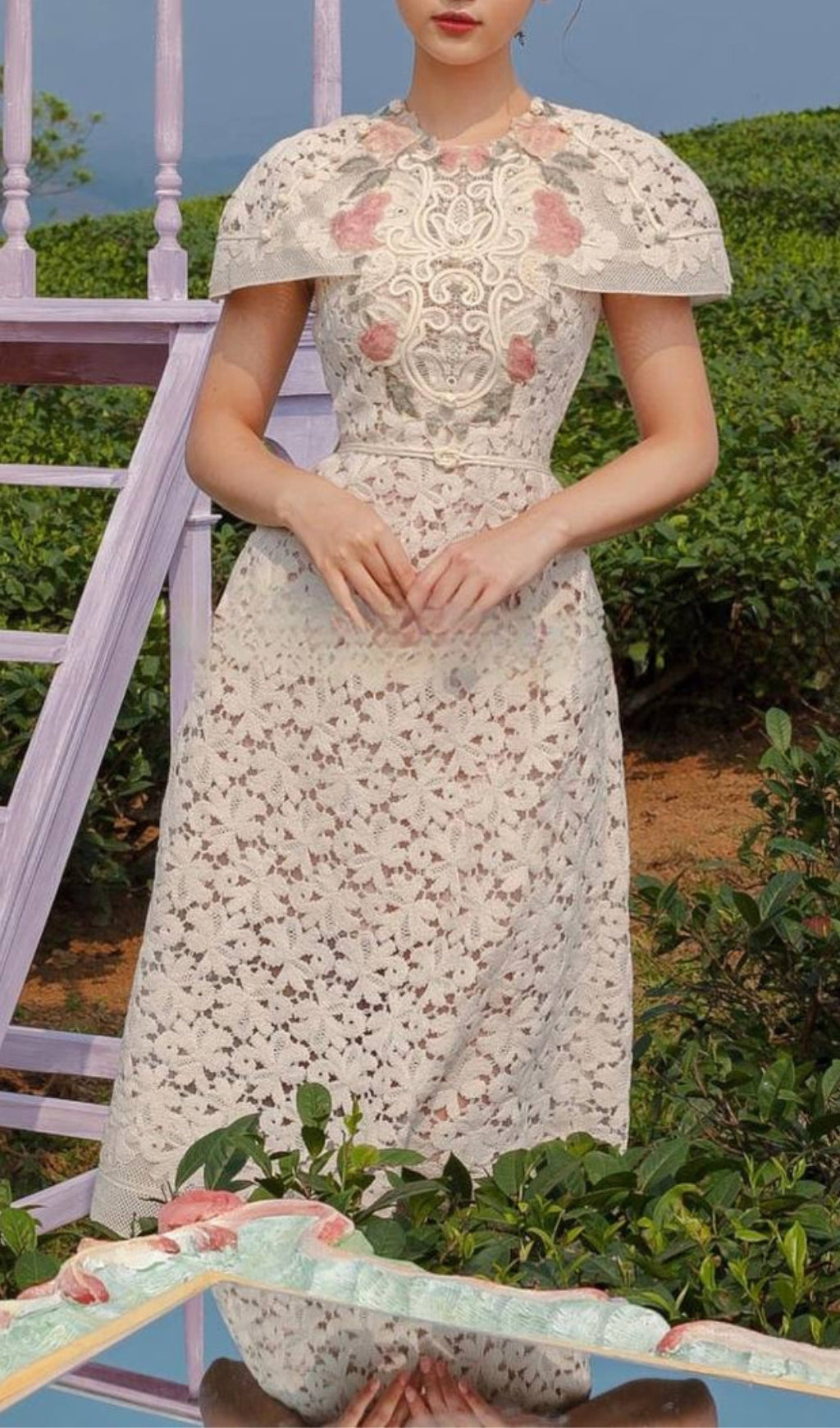 SERAPHIC FLORAL A-LINE DREAM DRESS