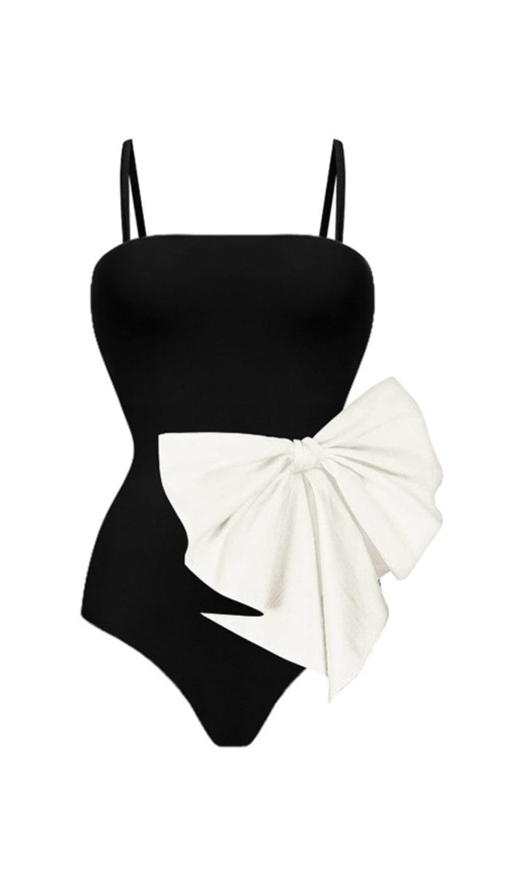 BOWKNOT RUFFLE ONE-PIECE SWIMSUIT VACATION
