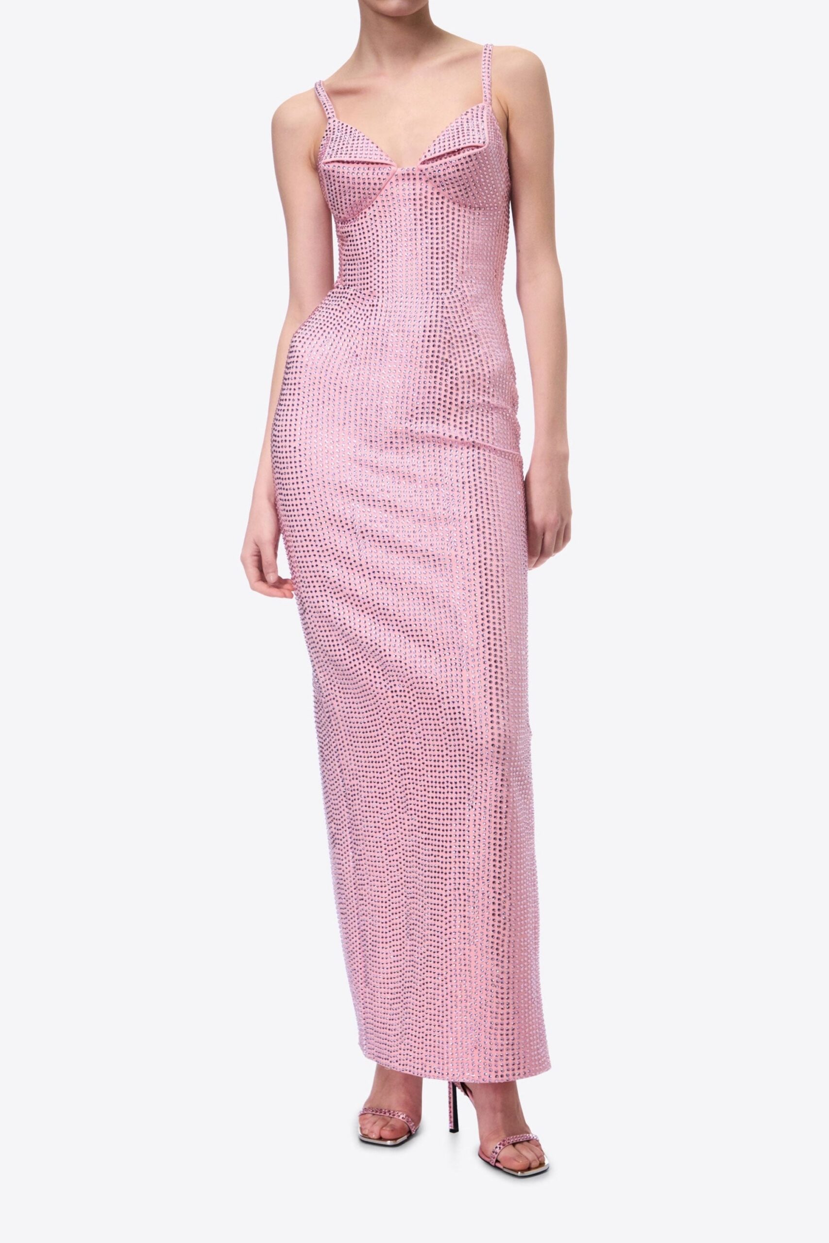 2_ce5ea208-ef2e-4cbf-96d6-a2a585dc1360 SEQUIN PINK STRAPLESS MAXI DRESS FOR PARTY