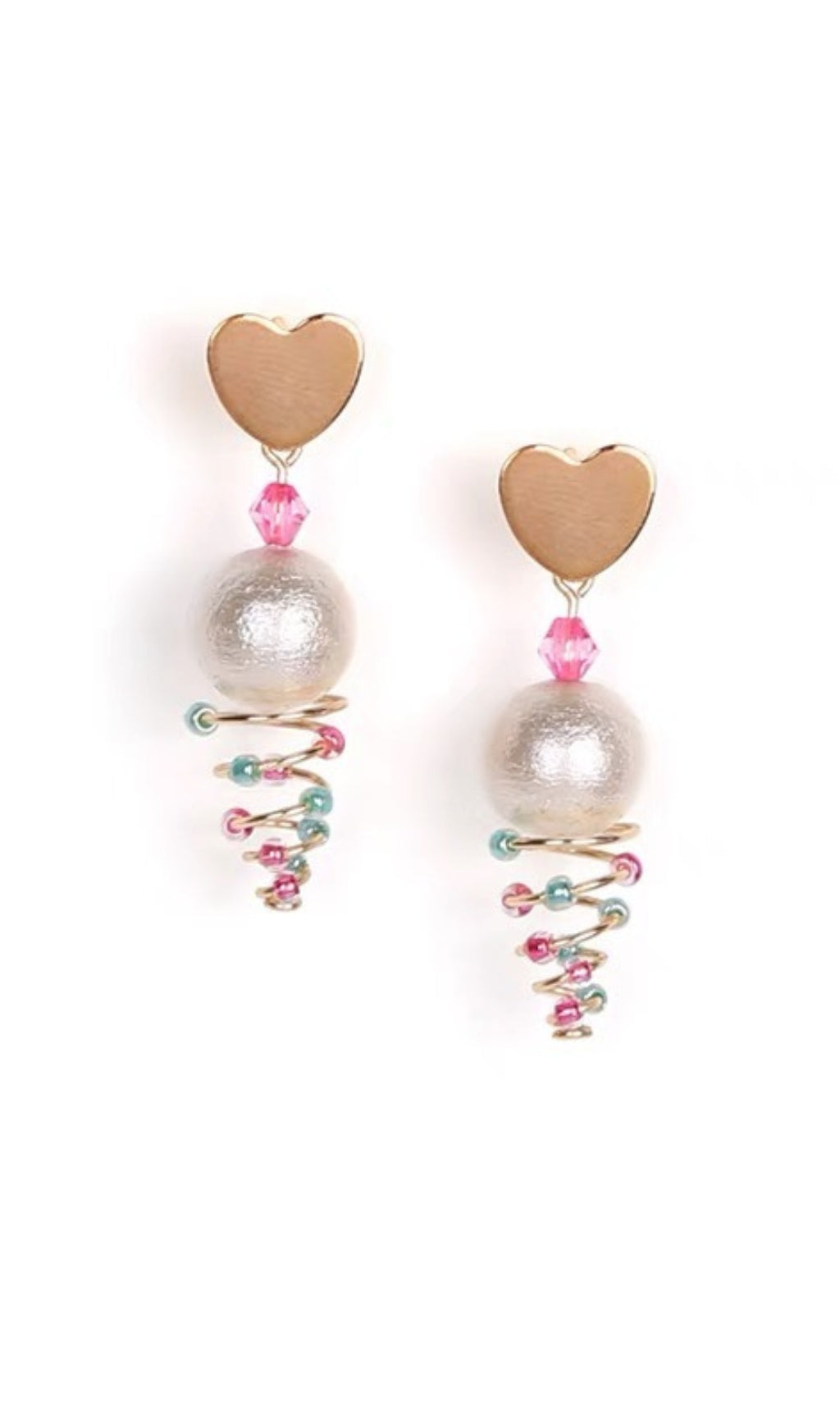 PEARL ICE CREAM DROP EARRINGS FOR PARTIES