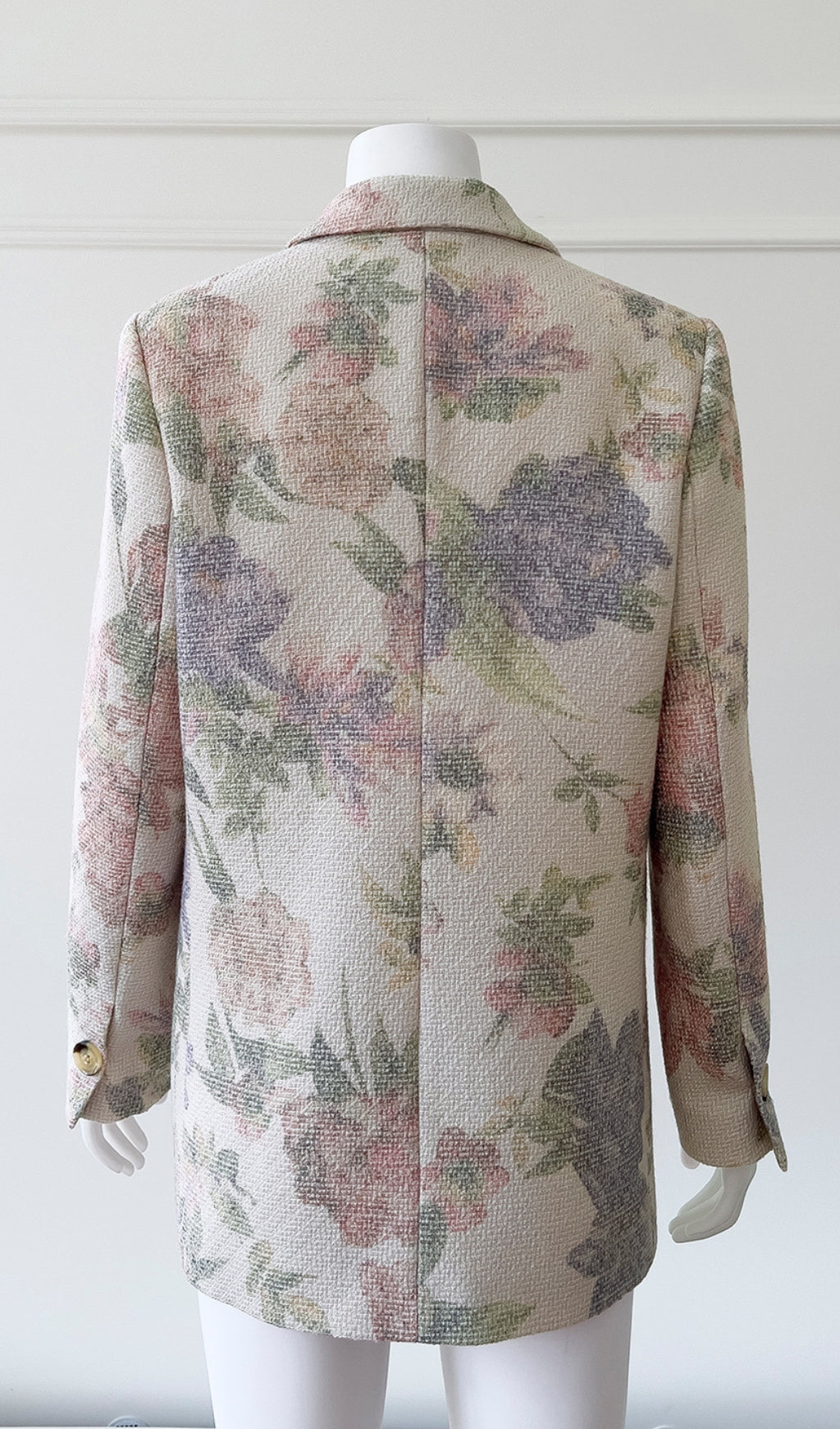 FLORAL PRINT BLAZER FOR WEDDING GUEST