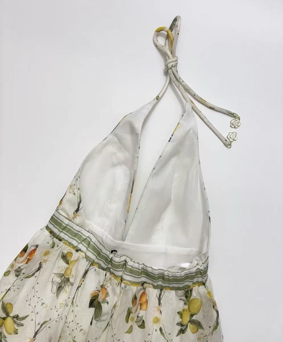 YELLOW FLORAL MAXI DRESS - VALENCIA JACINTA PRINT