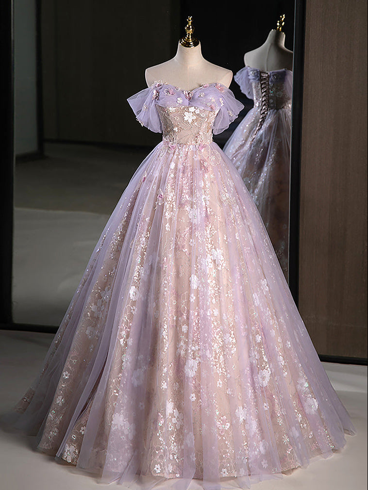 321_768x_58d0cd4b-85ac-4d18-a61c-c9759a73fc1e A-LINE OFF-SHOULDER PURPLE PROM GOWN