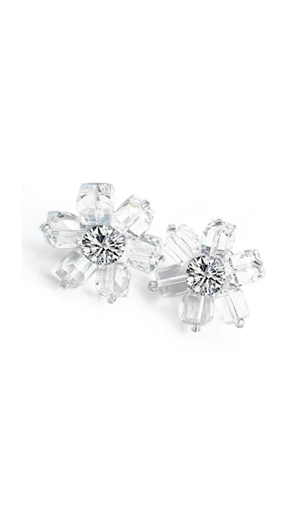 33_0e51c2f7-6d13-40f5-a341-96b4641b2b48 WHITE CRYSTAL FLOWER DANGLE EARRINGS FOR WEDDING
