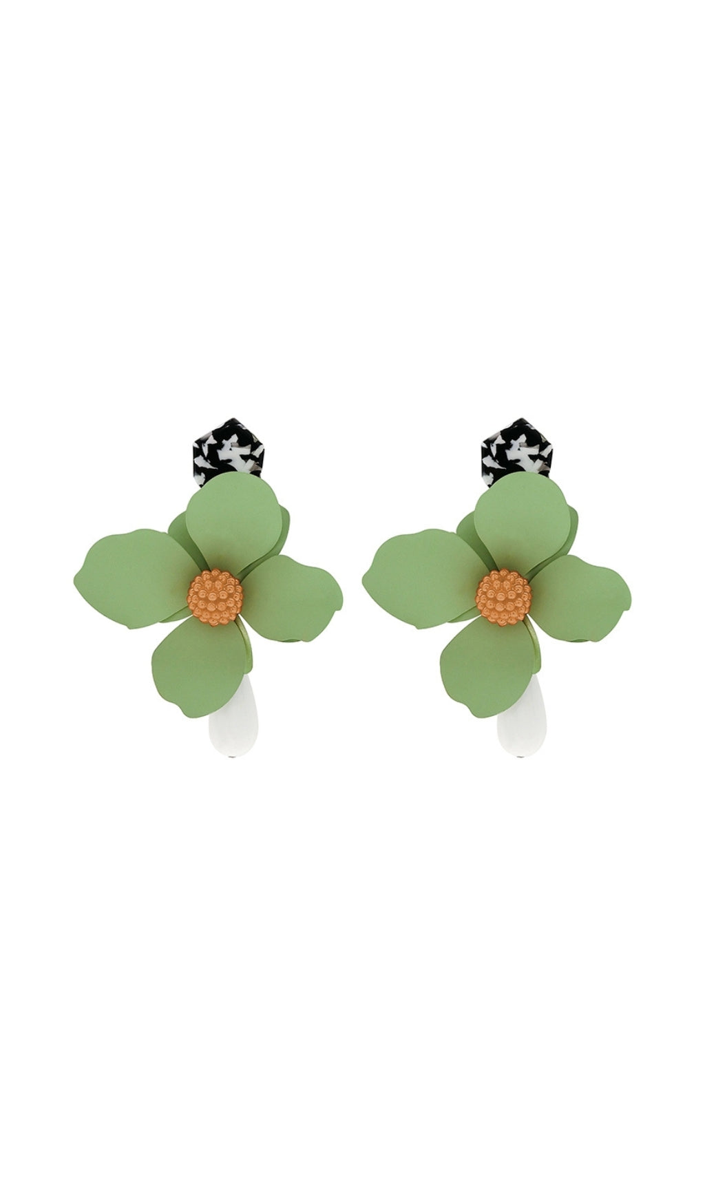 33_d2f96ea9-04ed-471f-a0c9-0a514404c609 GREEN FLORAL HOOP EARRINGS FOR WEDDING PARTY