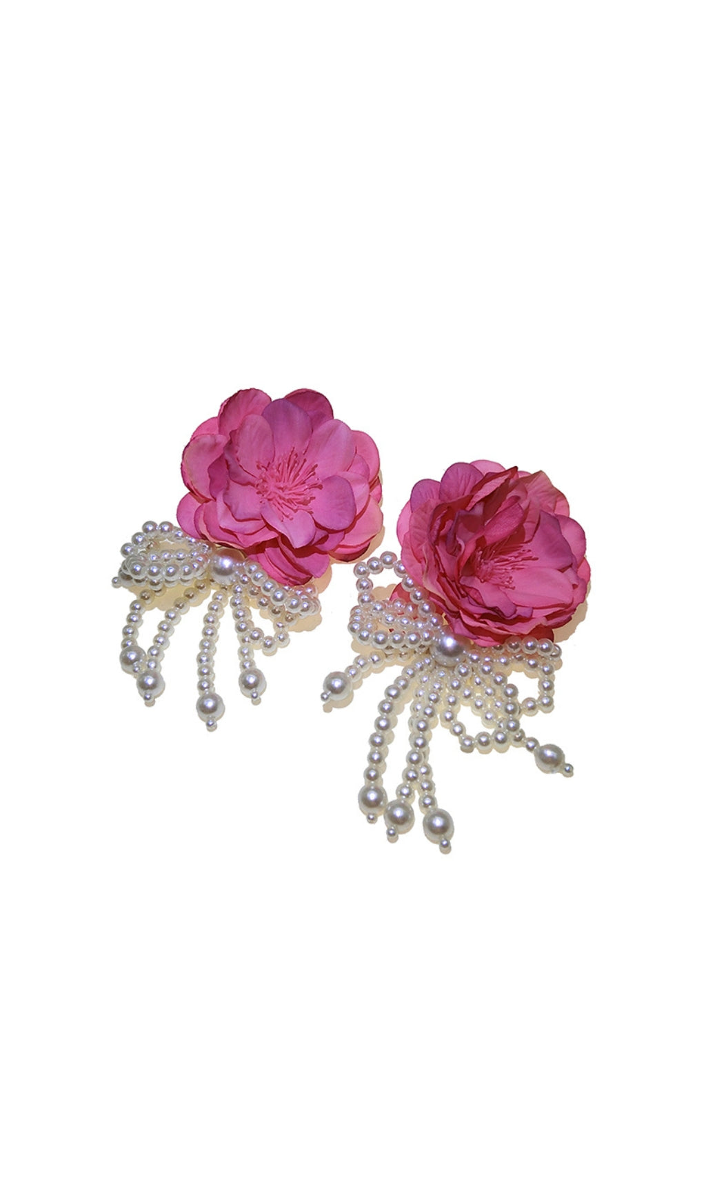 35_4f53fab4-039d-4c04-8d36-b1775a656d8f PINK FLOWER PETAL ACRYLIC DROP EARRINGS FOR PARTY
