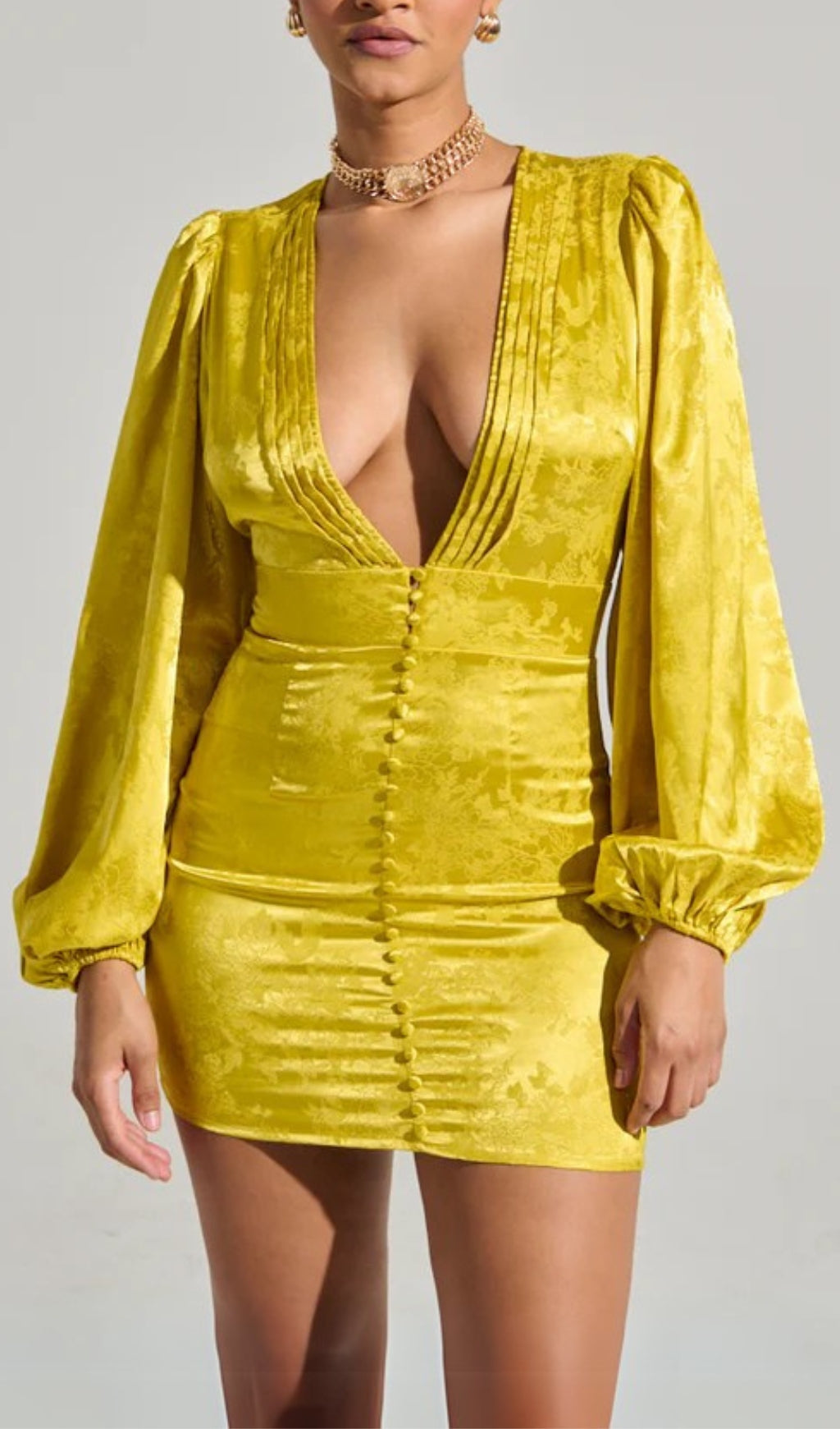 SLEEK SATIN MINI DRESS FOR EVENING PARTIES
