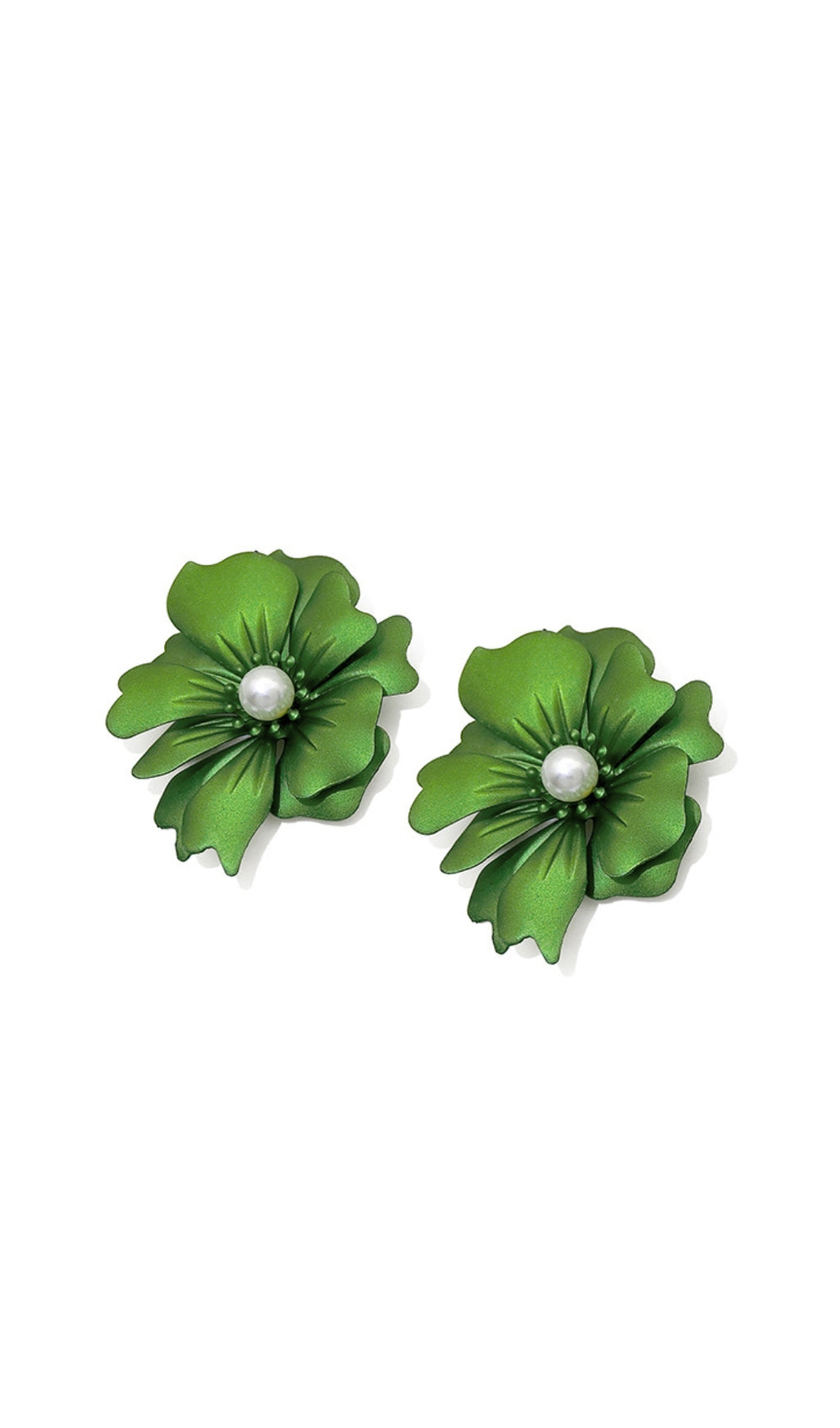 36_c5ca3f34-b1da-4d4f-8dec-8eca7125c01e GREEN PETAL ALLOY EARRINGS FOR PARTY
