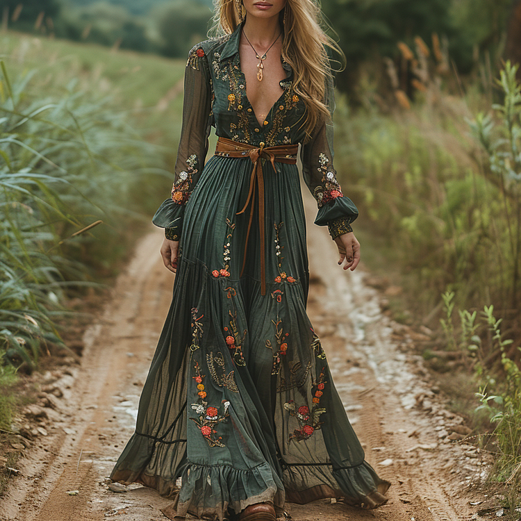 37219d2b29b2e450db3a30f75406771a_750x_fa4d5ee2-b4ee-4759-8daf-9437e464e465 V-NECK LINEN LONG DRESS FOR ELEGANT OCCASIONS