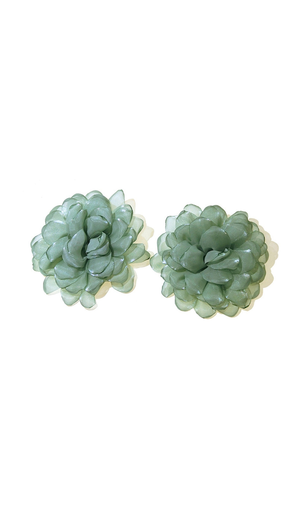 37_d6fc43bb-5903-4092-a070-c77ba816643d GREEN PETAL FABRIC DROP EARRINGS FOR WEDDING