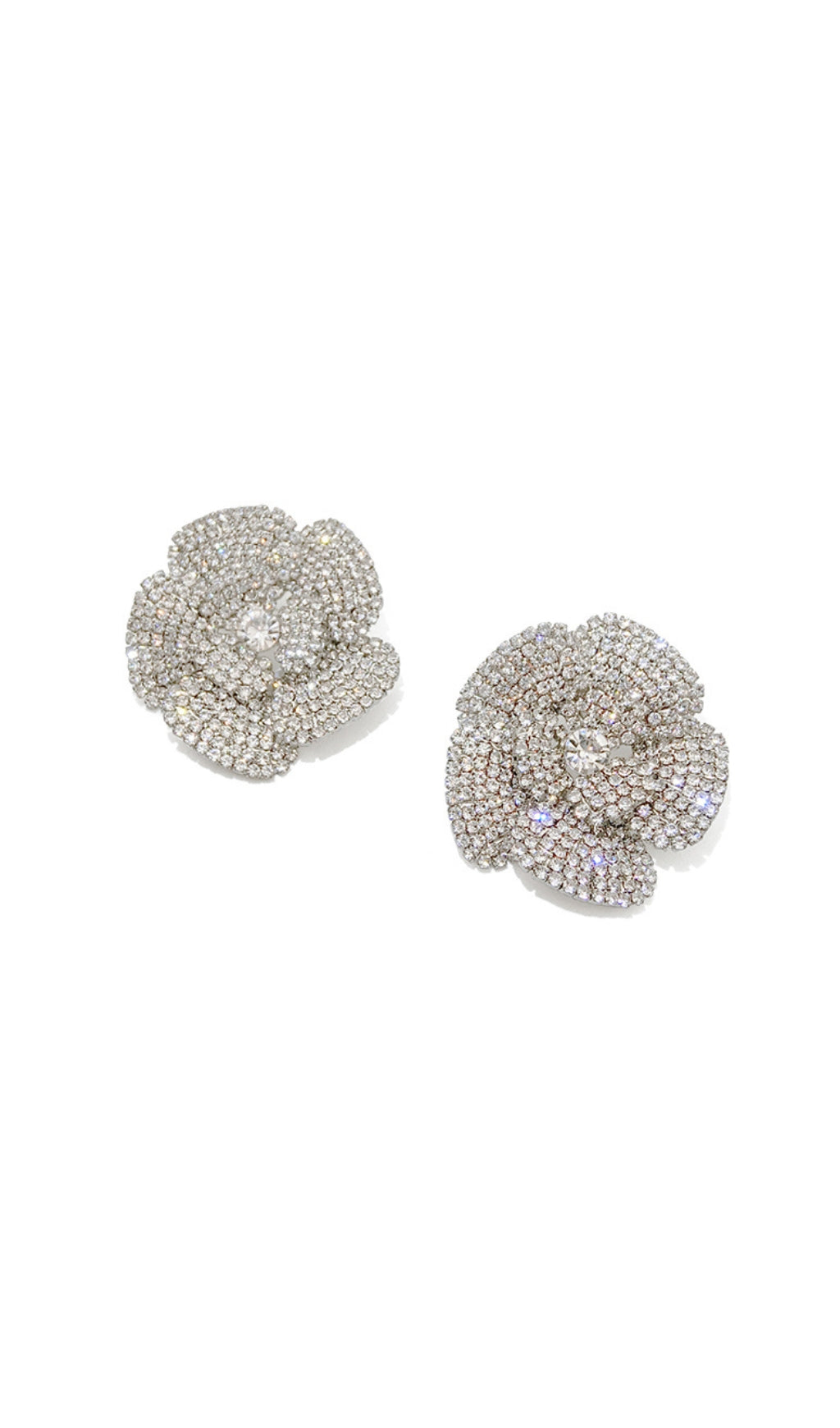 37_f47d0cb9-0d38-4b73-a1ed-983cec7658f6 SILVER RHINESTONE FLOWER EARRINGS FOR WEDDING