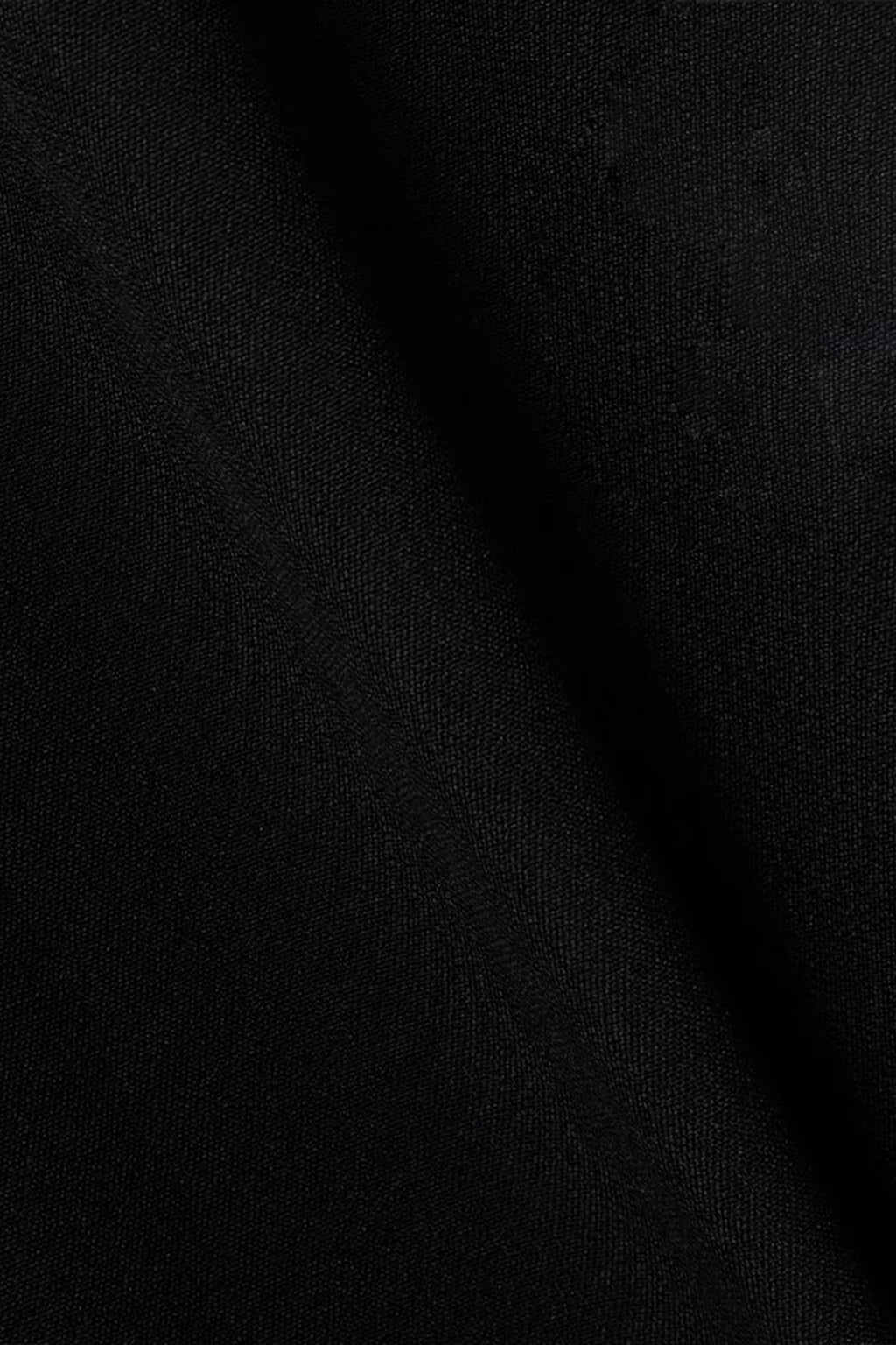 CRYSTAL EMBELLISHED SATIN CREPE MIDI DRESS, BLACK