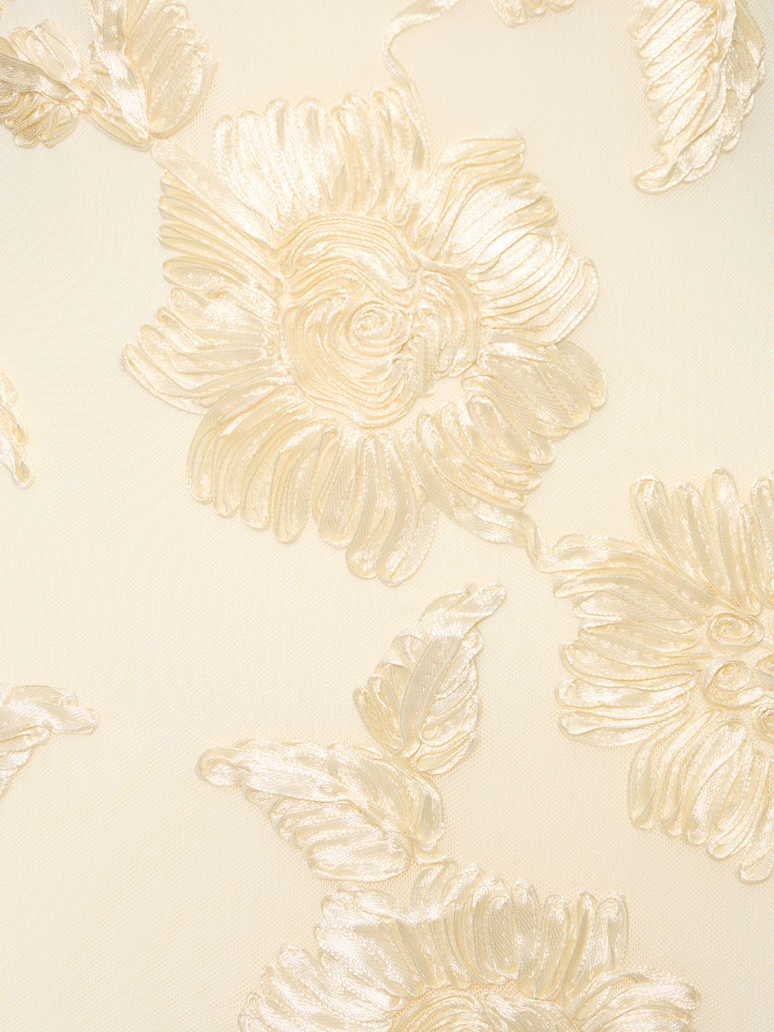 EMBROIDERED STRAPLESS APRICOT GOWN, FORMAL