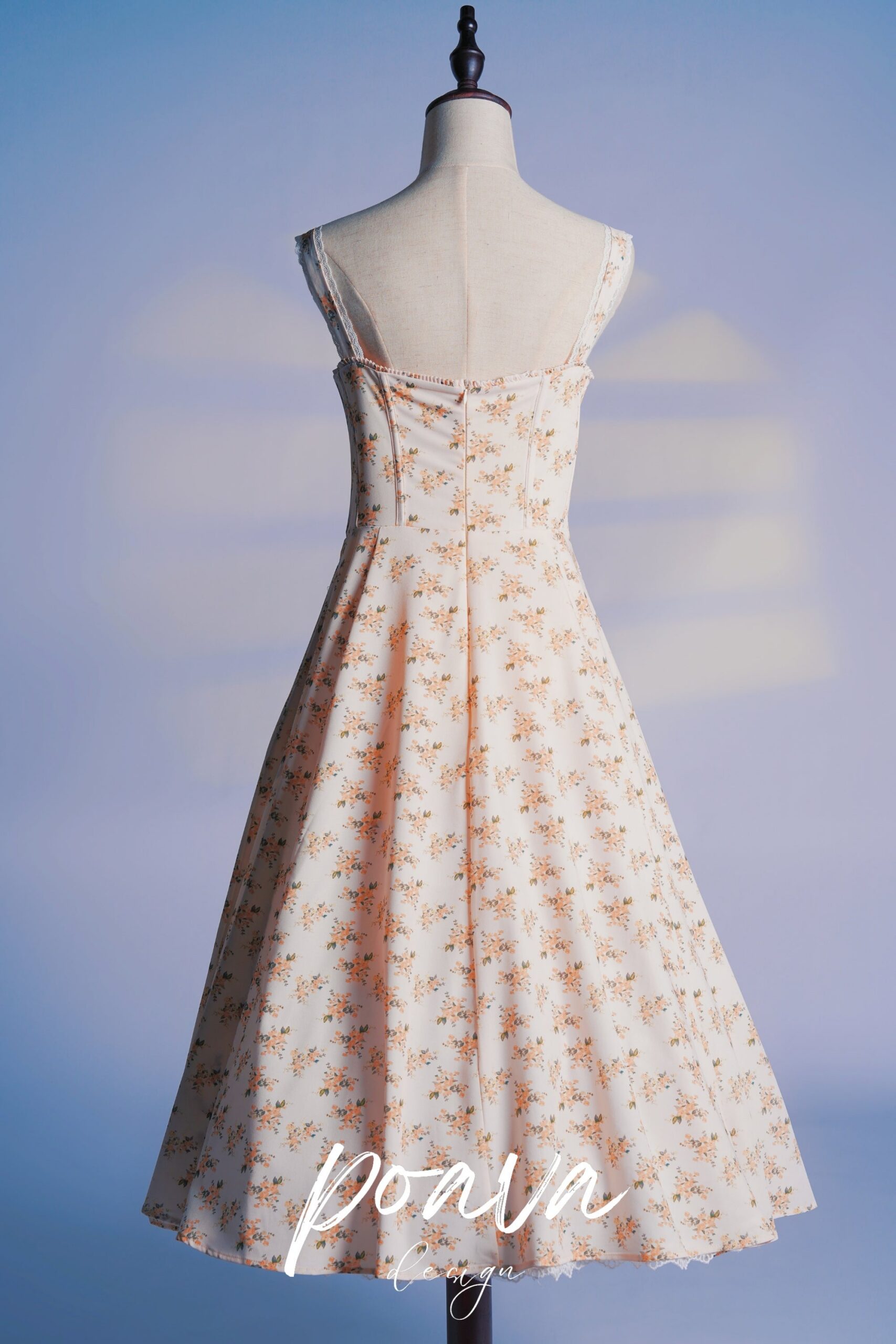 39_0d062f09-a073-407d-8e3a-cb38a03198ff WHITE VINTAGE FLORAL BUSTIER SUNDRESS, COTTON