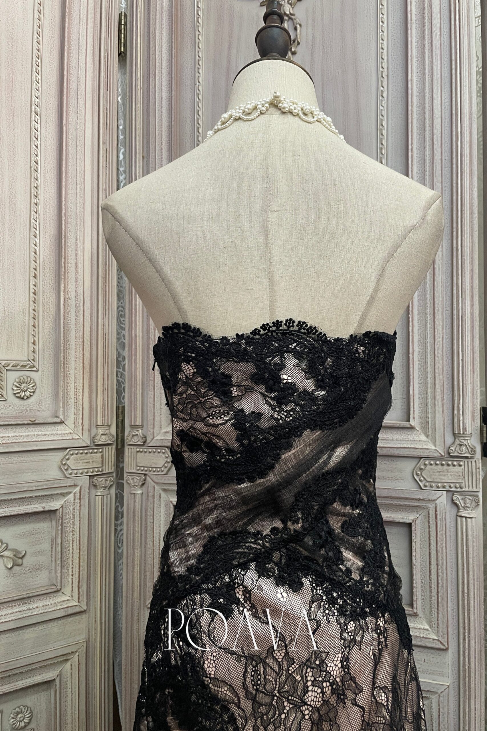 EMBELLISHED LACE MAXI DRESS FOR WEDDING GUEST