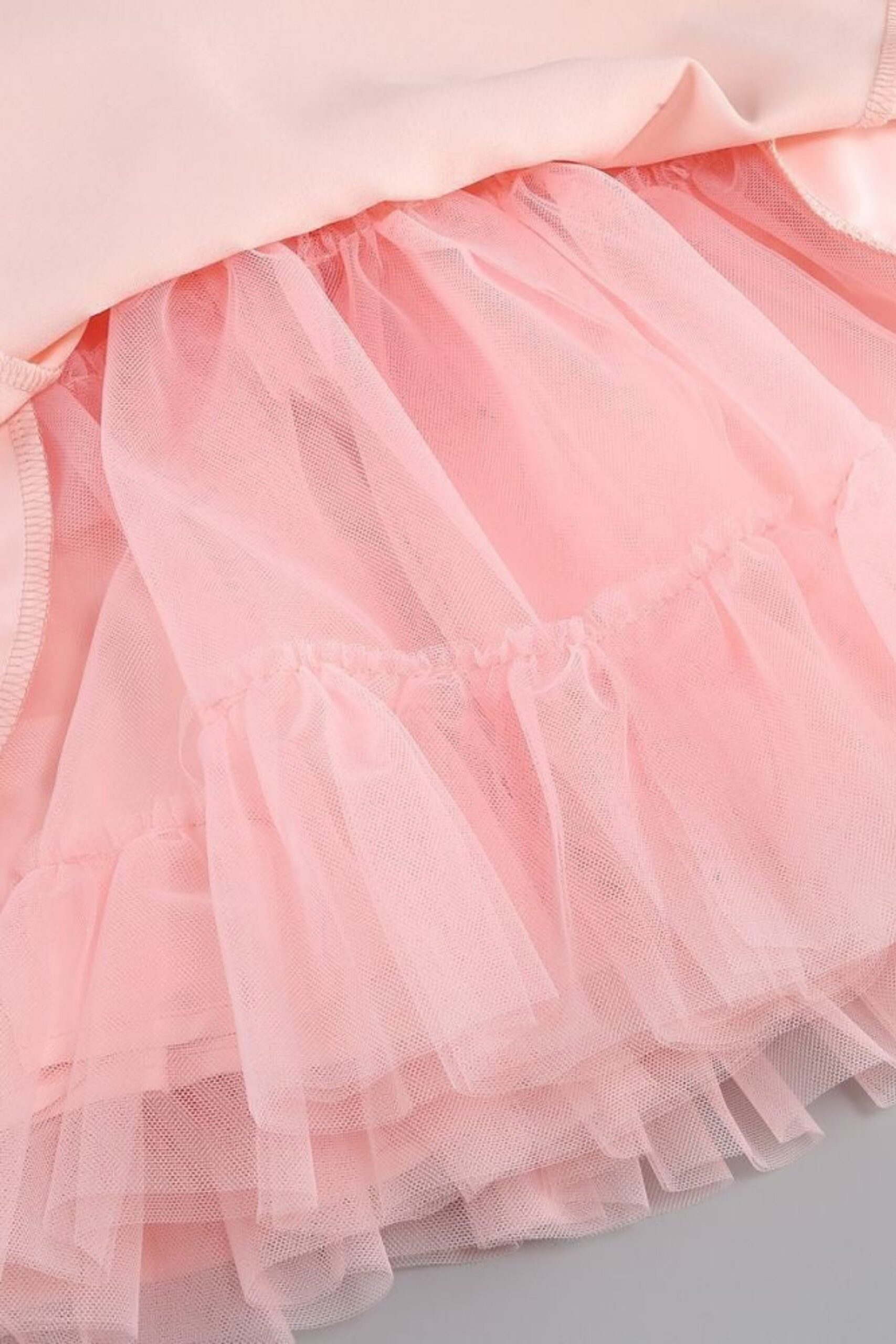 BALLERINA PINK TULLE MINI DRESS FOR PARTIES
