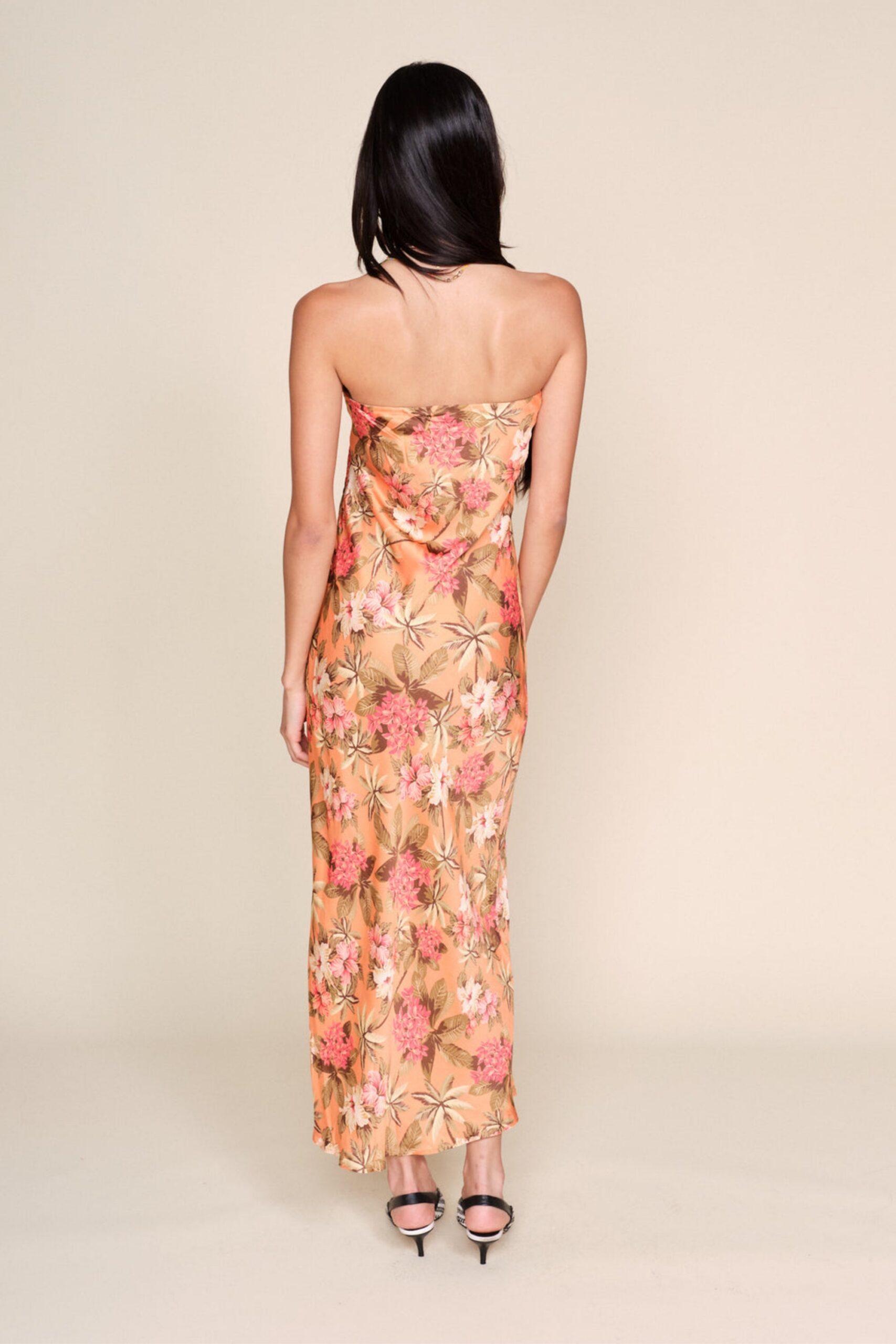 ADELINE FLORAL MIDI DRESS FOR WEDDING GUEST
