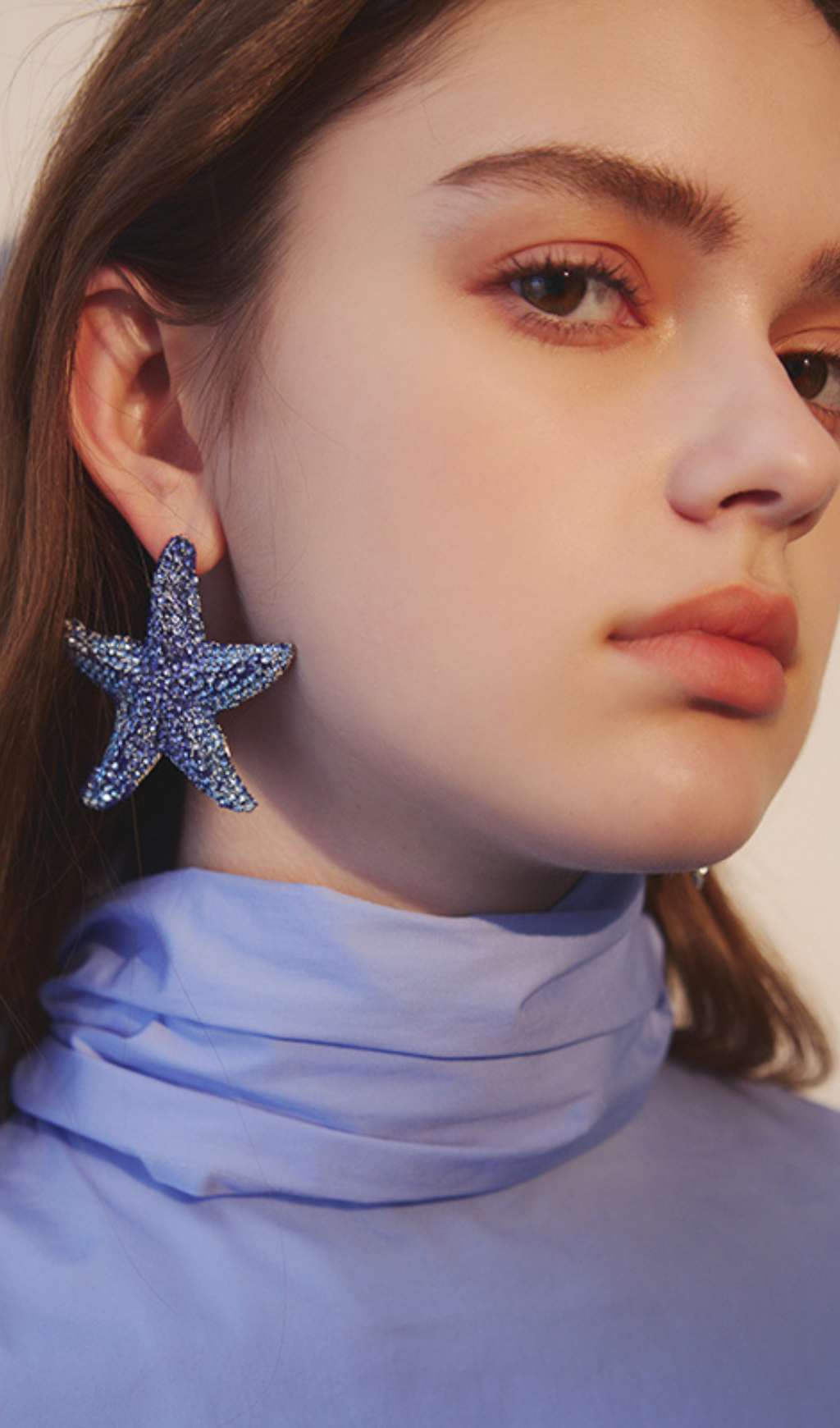 STARFISH DIAMOND DROP EARRINGS FOR WEDDINGS