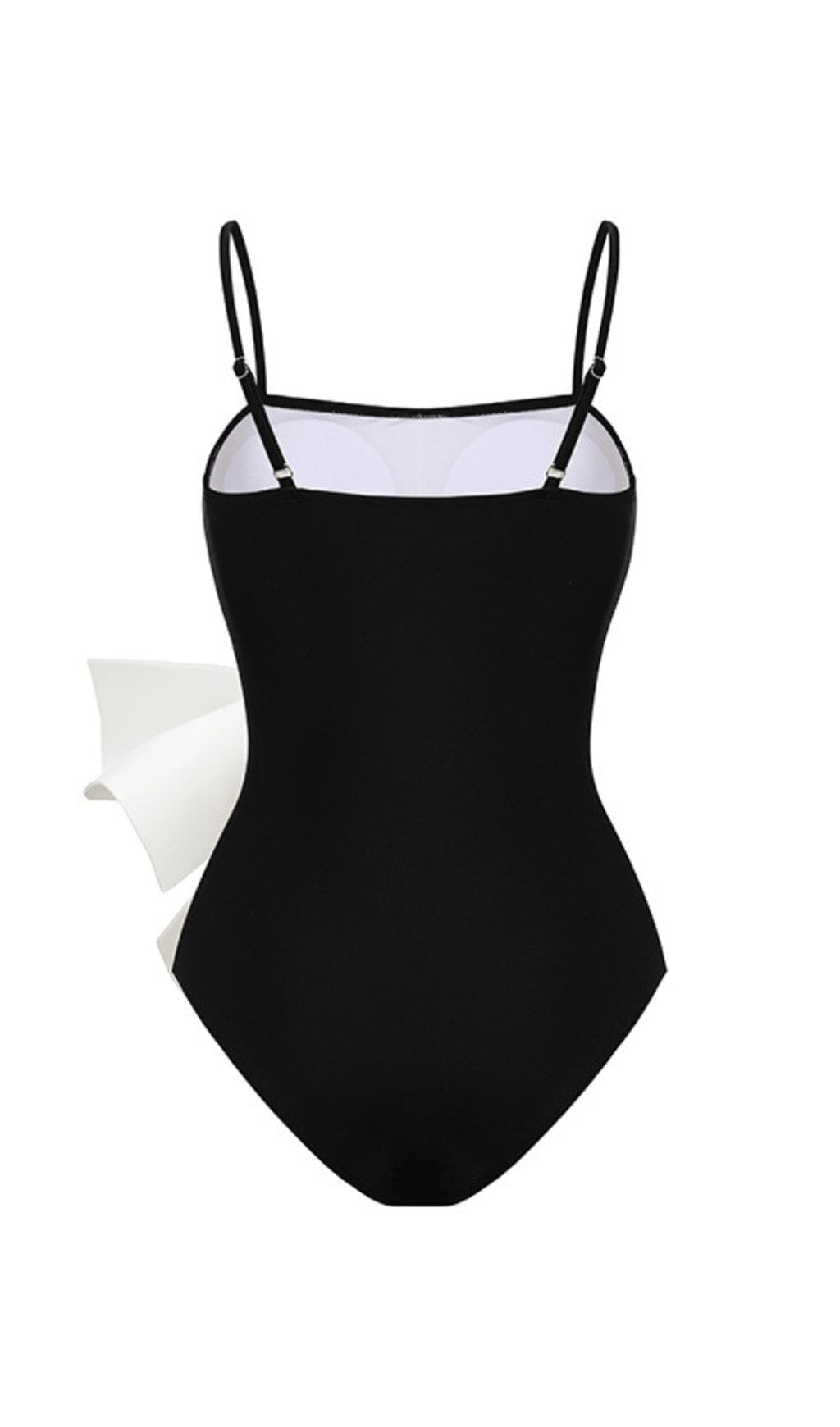 BOWKNOT RUFFLE ONE-PIECE SWIMSUIT VACATION
