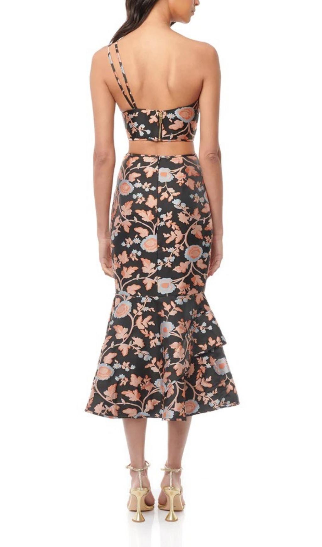 JACQUARD TWO PIECE SET FOR EVENING PARTY