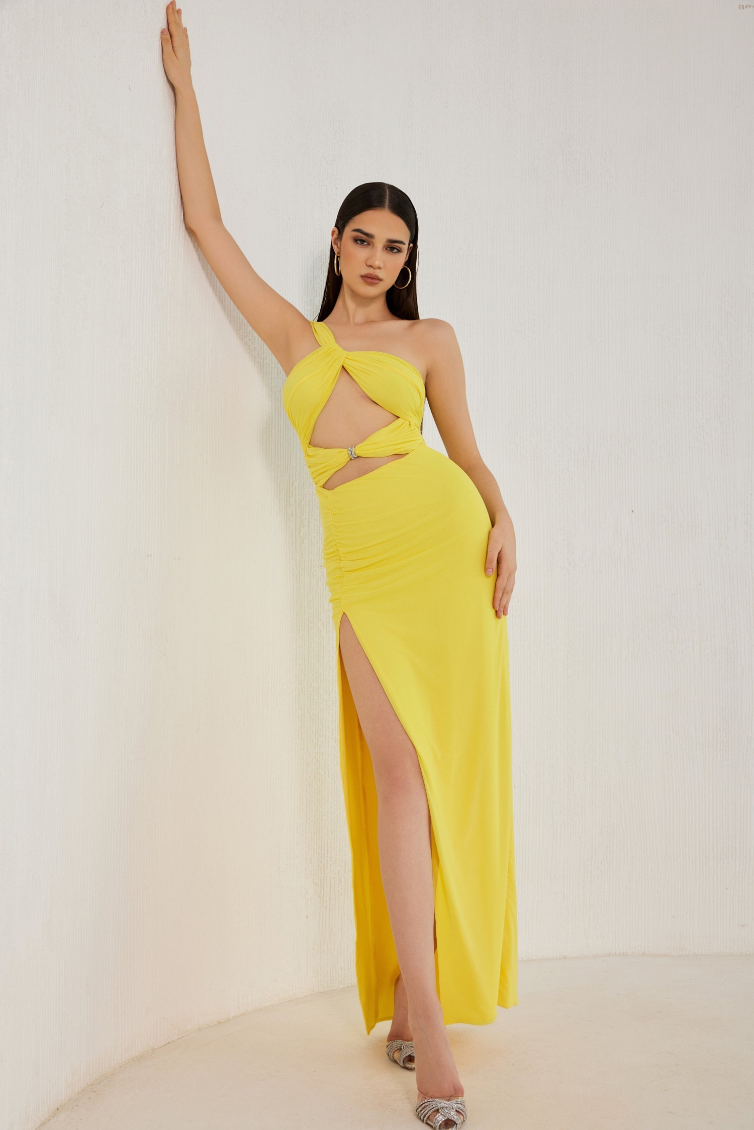 3_2a30677e-b2ab-487e-8a8a-e0a6194bcd3d ANNORA ONE-SHOULDER MESH SLIT MAXI DRESS