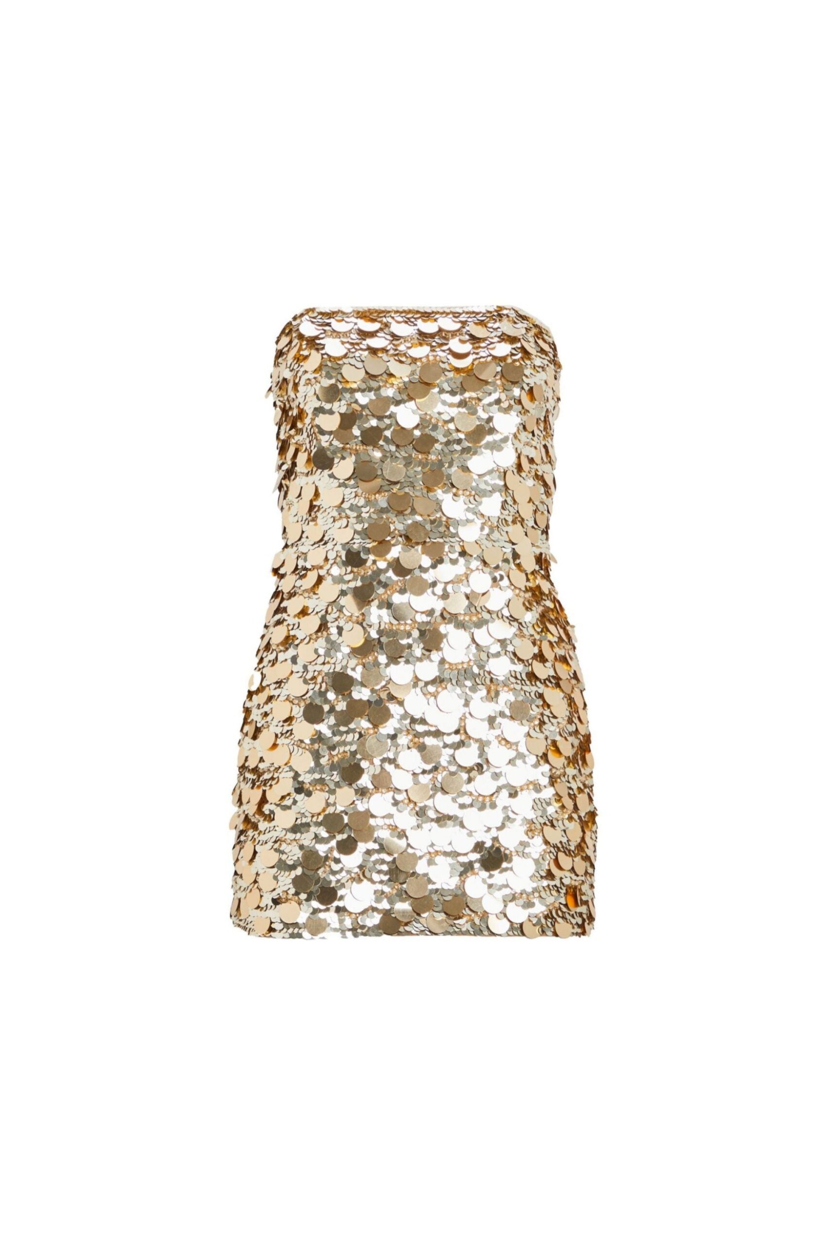 SEQUIN STRAPLESS MINI DRESS FOR PARTY NIGHT