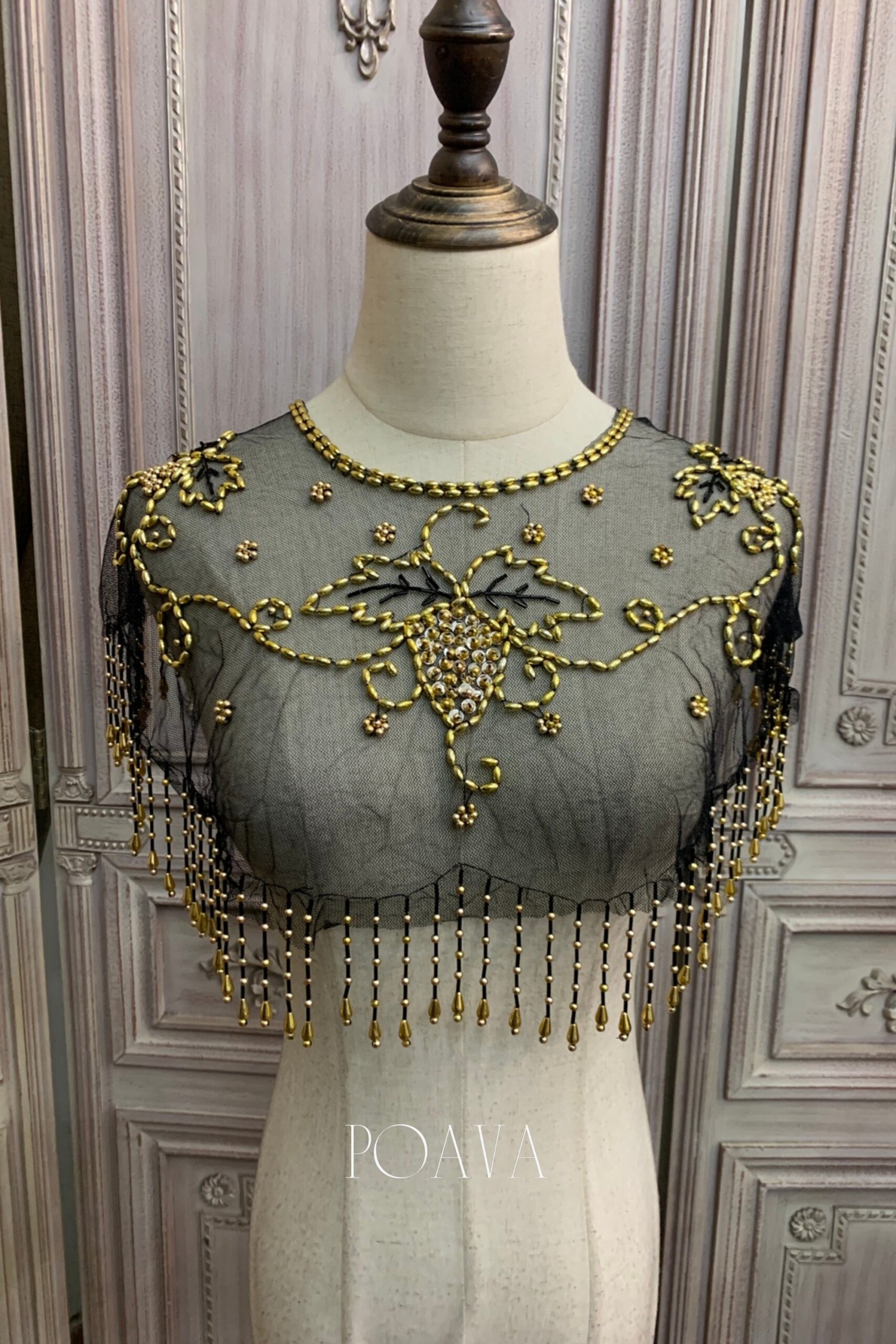BEADED WRAP SHAWL FOR WEDDING GUEST