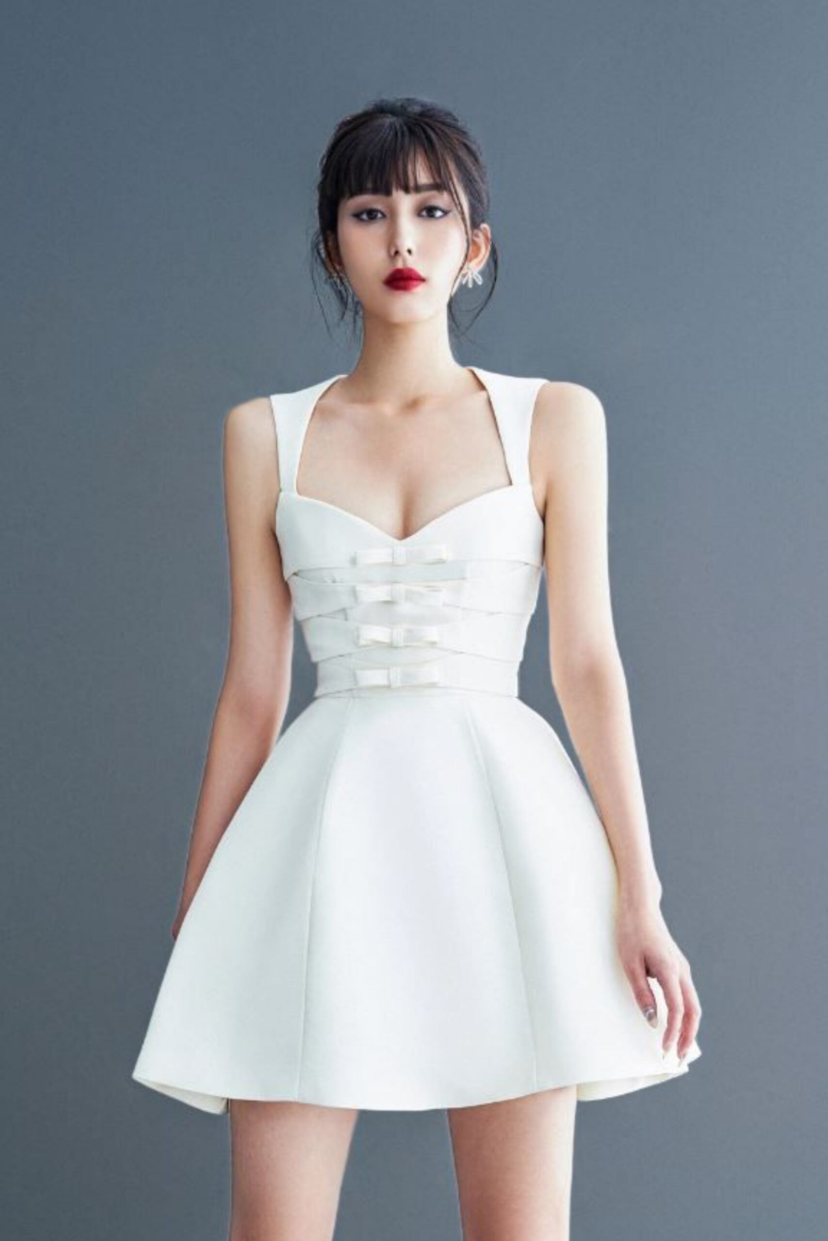 3_4e3e825f-732f-4c5c-93e2-38e917f31f5d ALYSSA BOW WHITE SATIN MINI DRESS FOR WEDDING