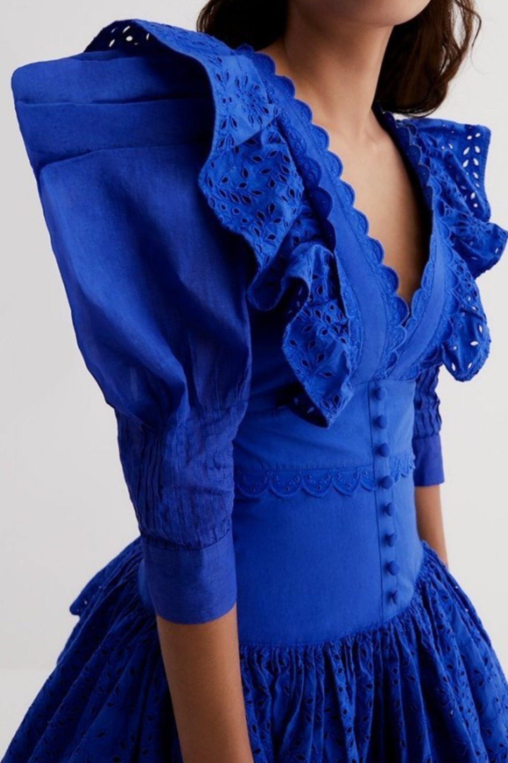 3_5a407c95-e753-4f2d-b5af-5ef99d2eb5a9 PUFF SLEEVE V-NECK MINI DRESS, DARK BLUE, PARTY