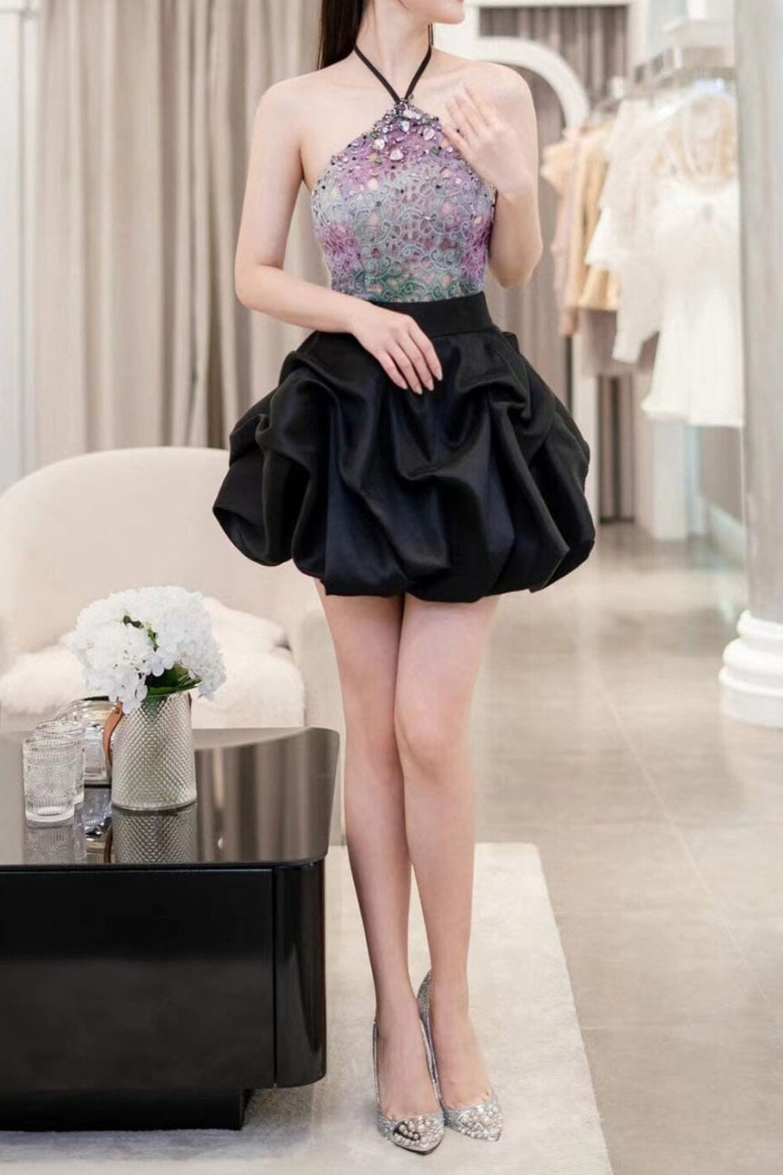 3_7e2ca00c-34b0-4e03-8835-ce6b36 OMBRE PURPLE HANGING NECK BUD MINI DRESS