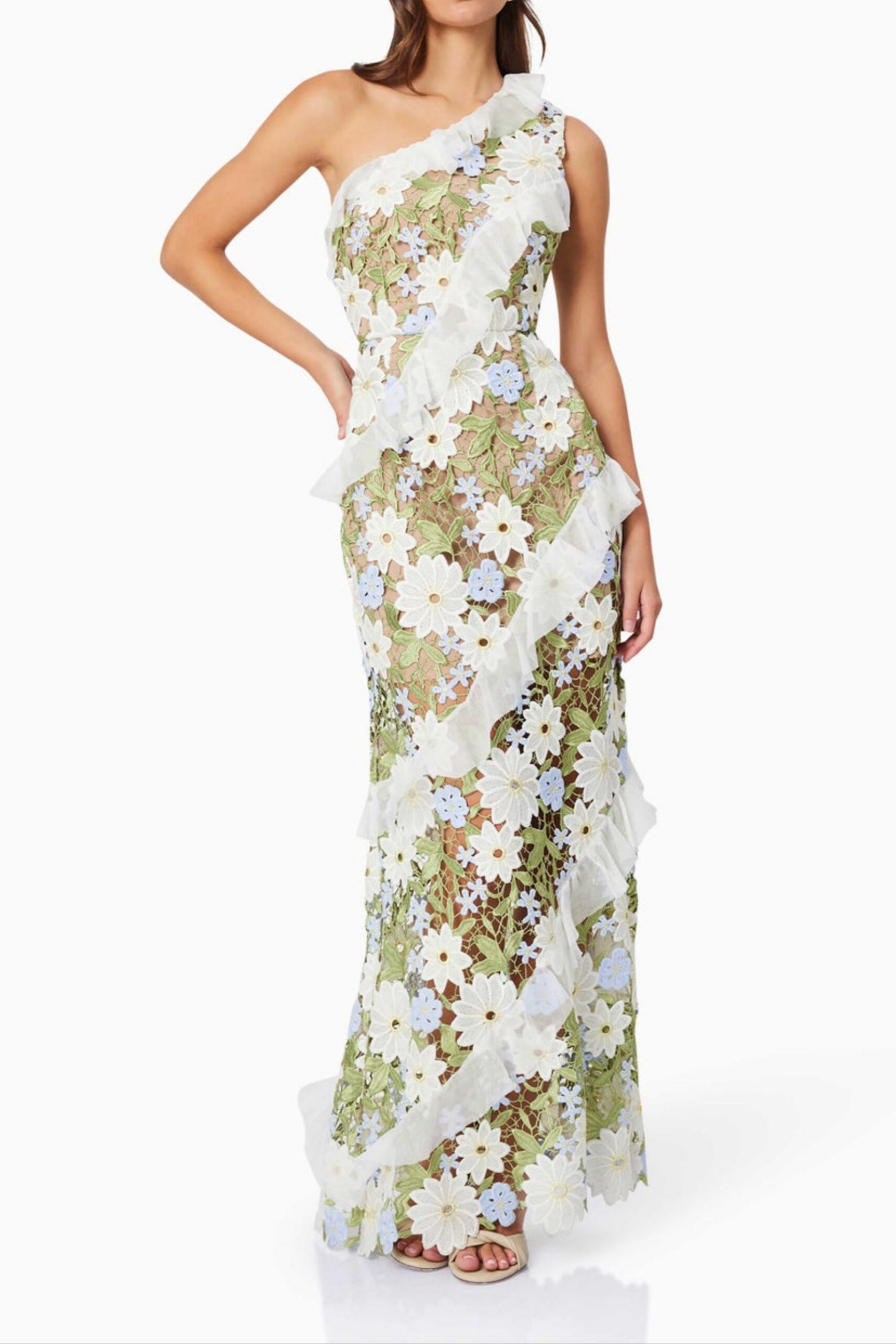 FLORA MAXI DRESS, A-LINE, WEDDING GUEST