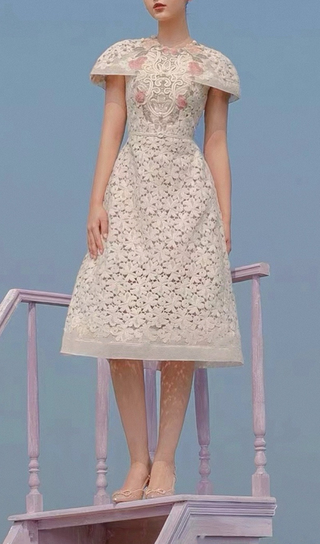 SERAPHIC FLORAL A-LINE DREAM DRESS