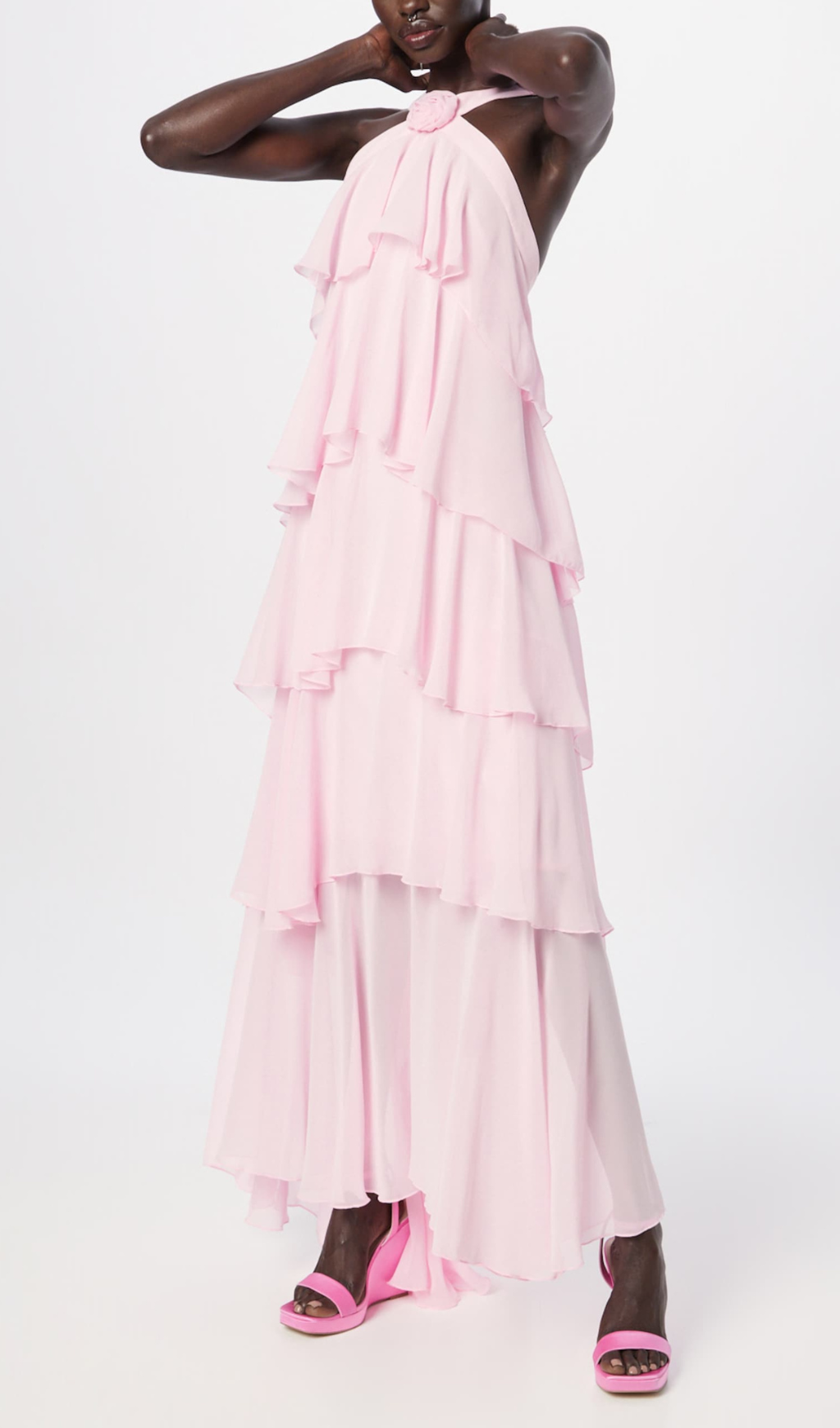 3_acbf8845-81a1-4c80-9a32-7651e87b3c6f LAYER NECKHOLDER MAXI DRESS PINK FORMAL