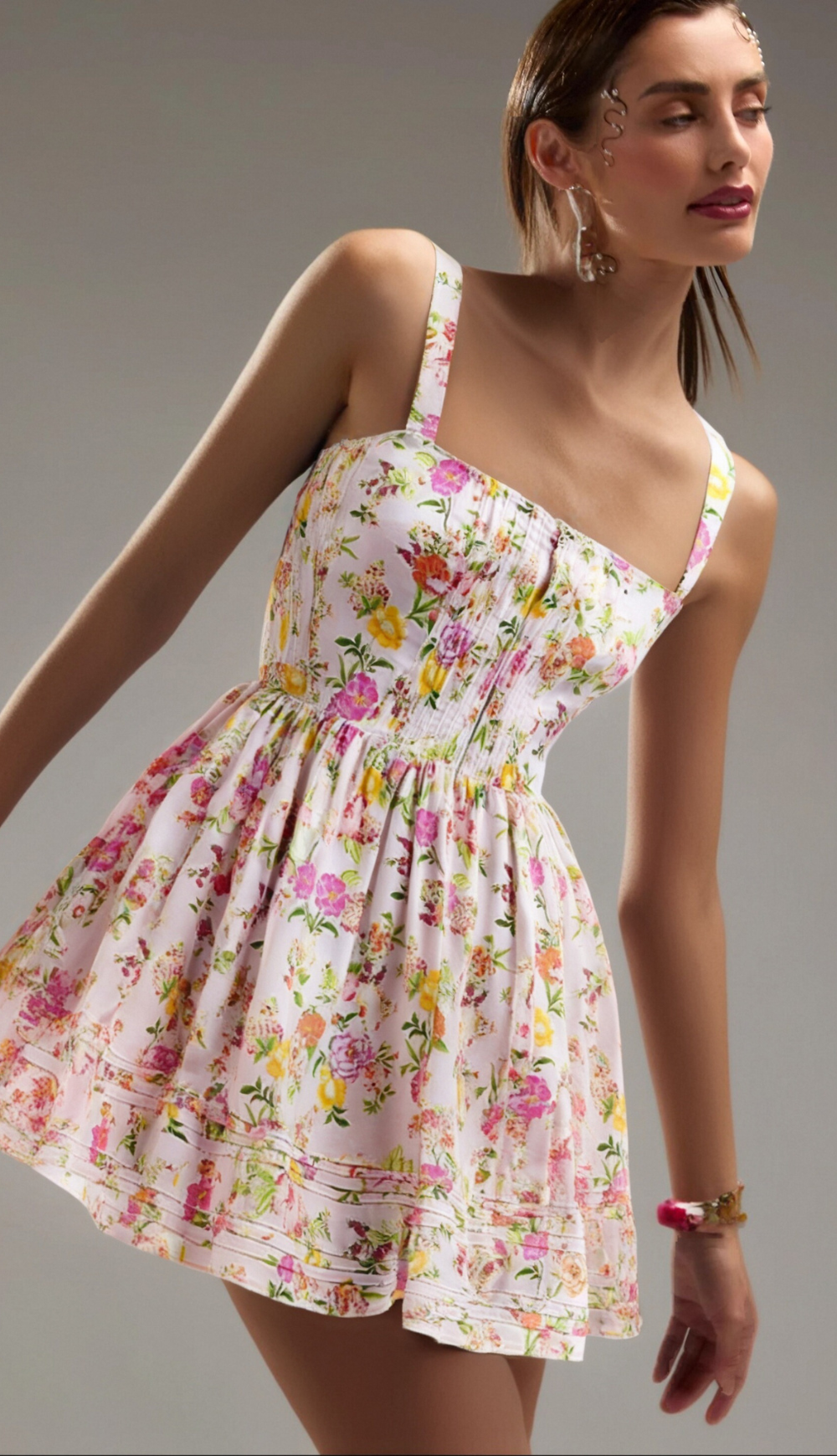 3_b695b487-15fa-46c9-8695-a4969e472a83 FLORAL COTTON MINI DRESS FOR PARTY