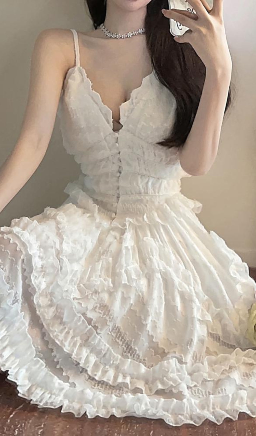 SEXY WHITE BACKLESS STRAP MINI DRESS FOR PARTY