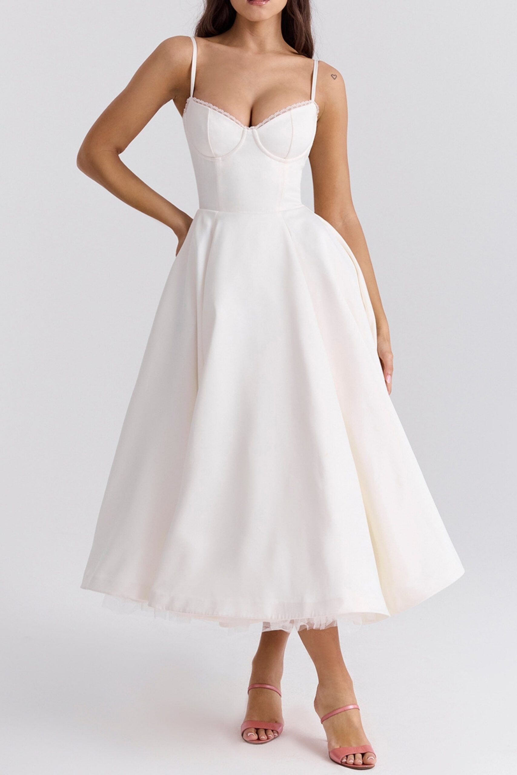 3_bdb81a64-d698-465d-bfef-fea043f76673 WHITE TULLE MIDI DRESS FOR WEDDING GUEST