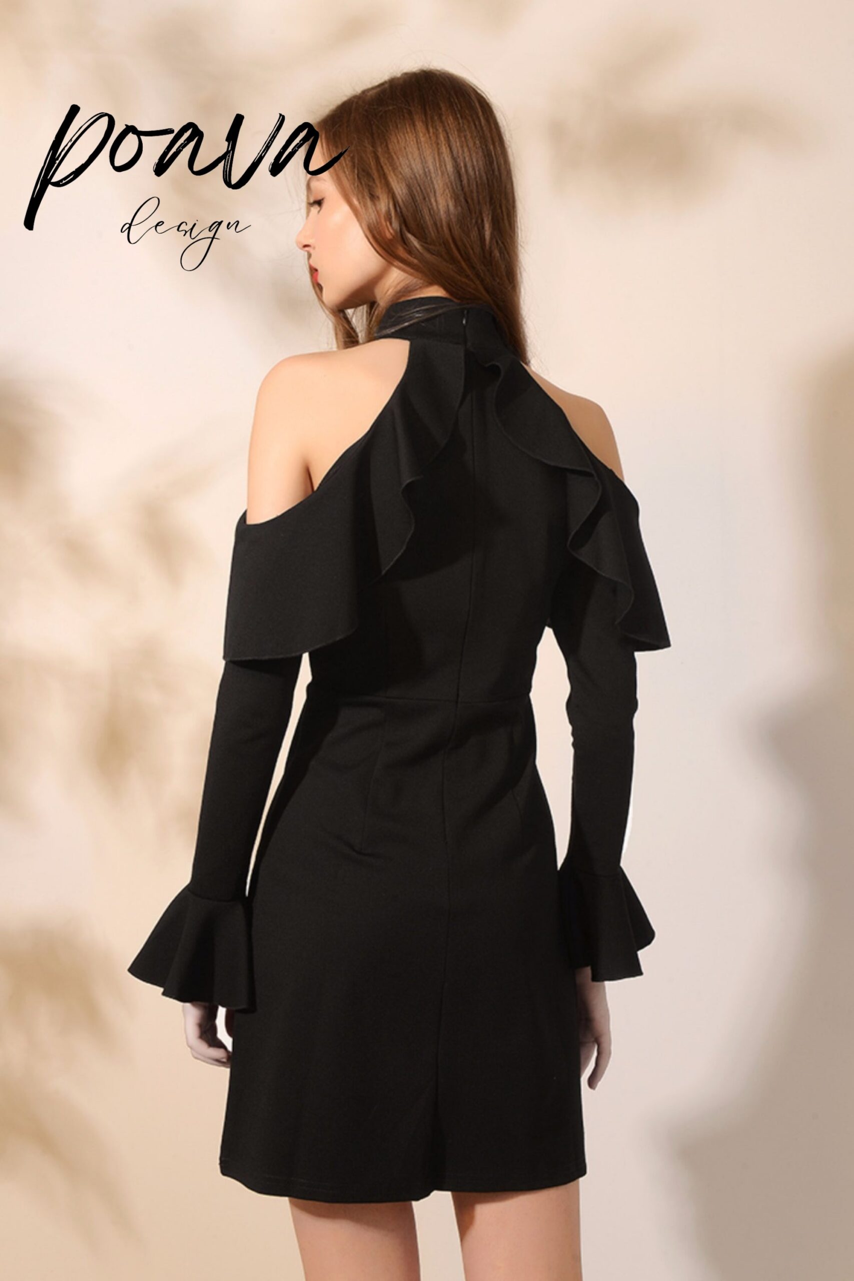 HEPBURN MINI DRESS BLACK COCKTAIL PARTY