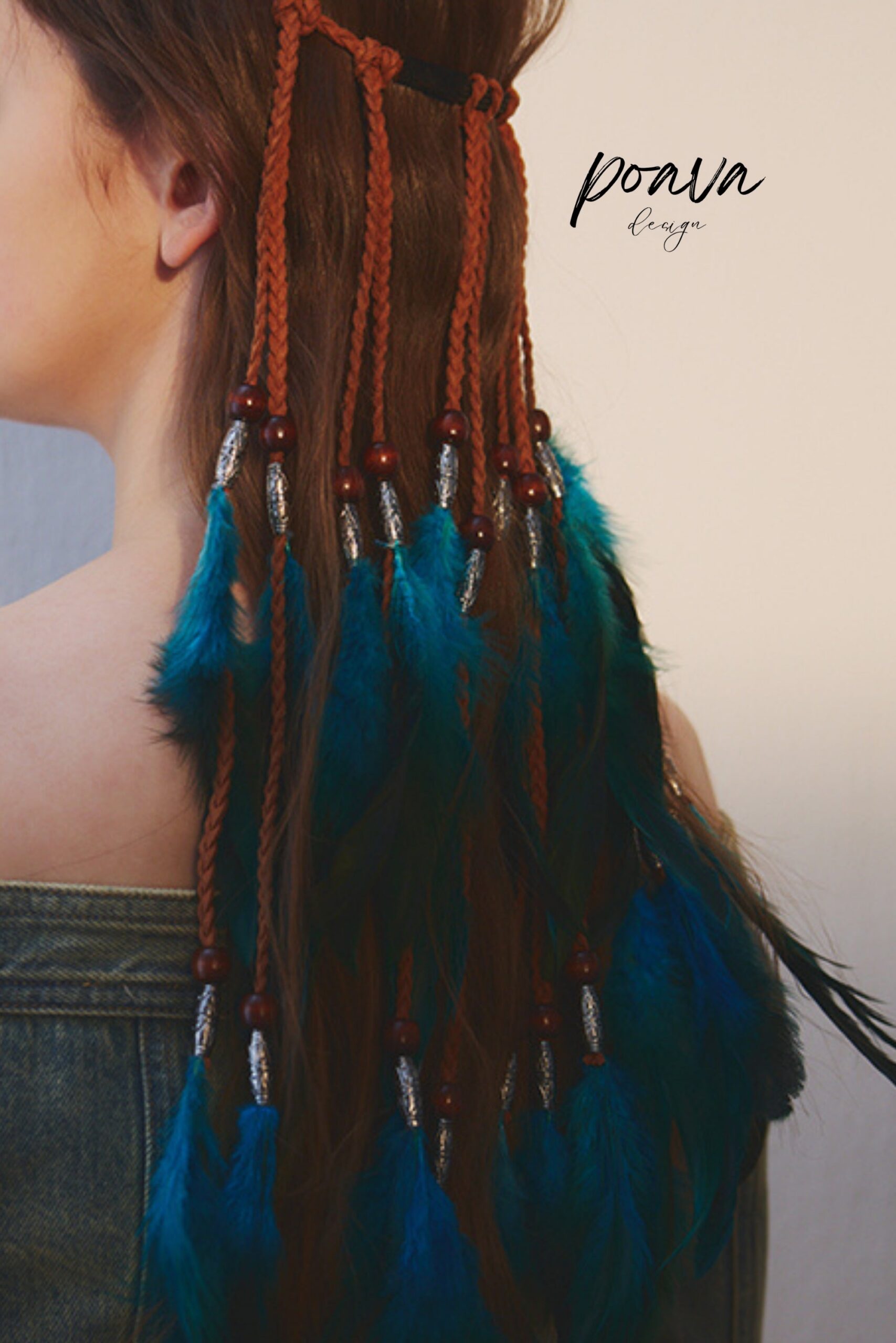 3_e4425510-092a-4b57-b8bc-1ace2b2f93ee BOHEMIA BLUE FEATHER HEADBAND | BOHO PARTY WEDDING