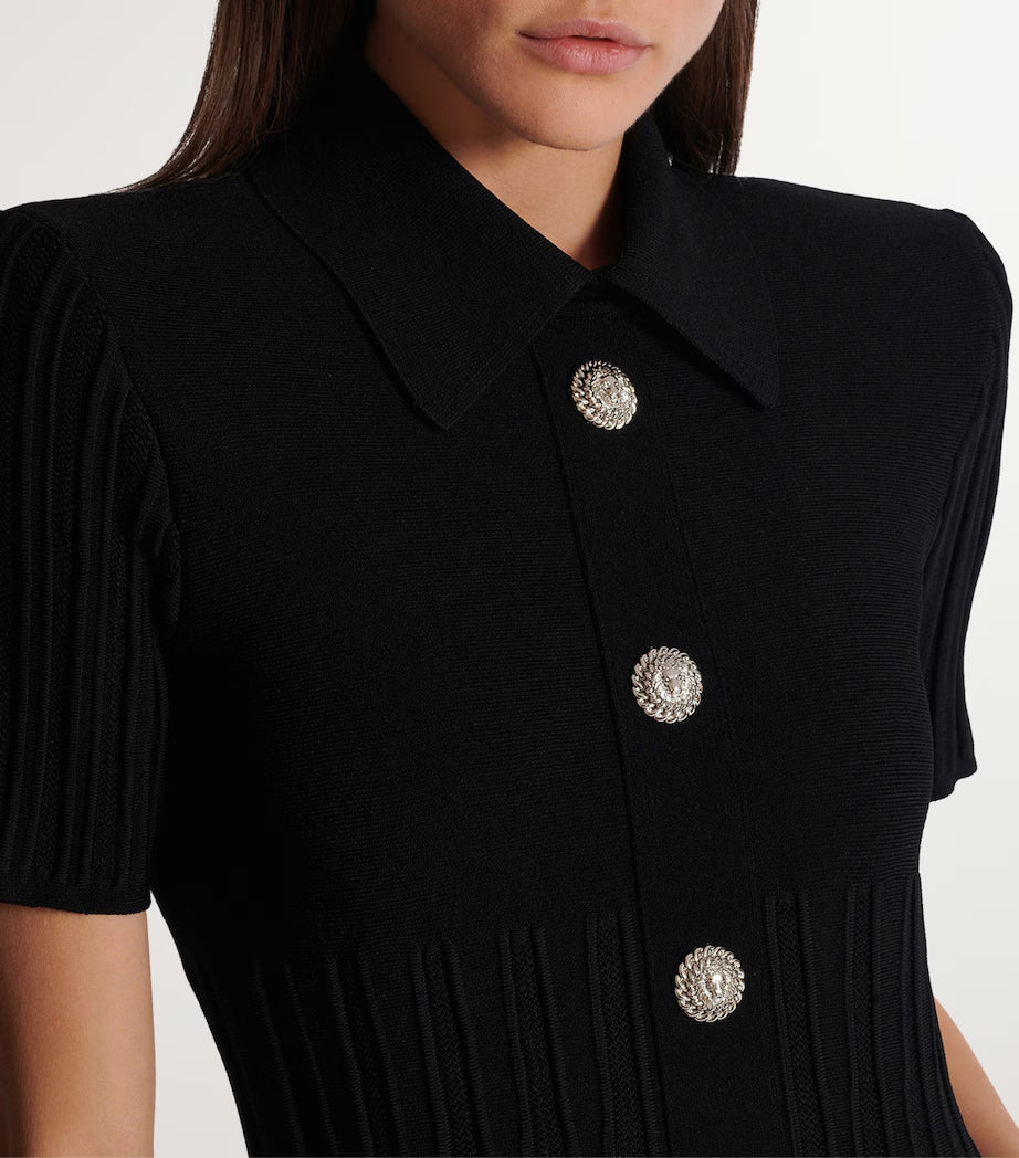 KRISTIN BLACK KNIT MINI DRESS, COCKTAIL PARTY