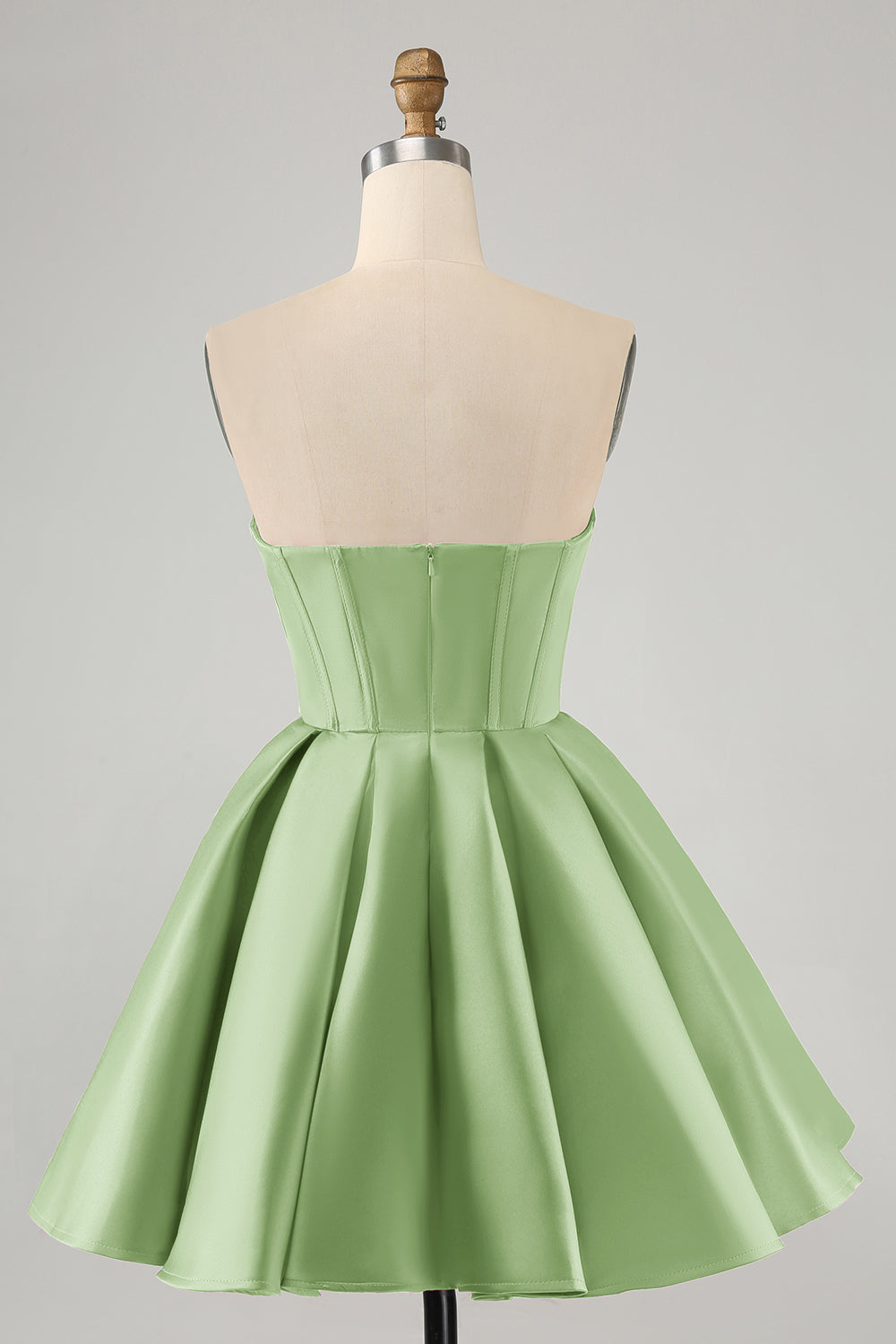 FUCHSIA A-LINE SWEETHEART CORSET HOMECOMING DRESS