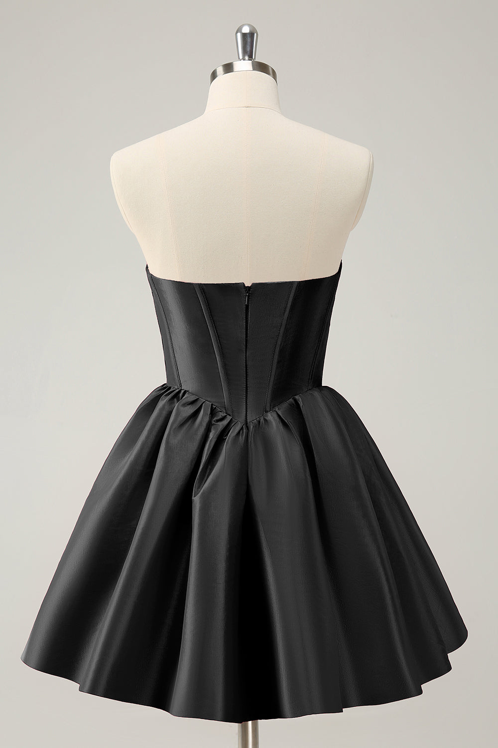 FUCHSIA A-LINE SWEETHEART CORSET HOMECOMING DRESS