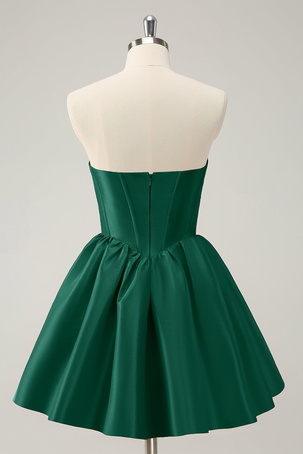 FUCHSIA A-LINE SWEETHEART CORSET HOMECOMING DRESS
