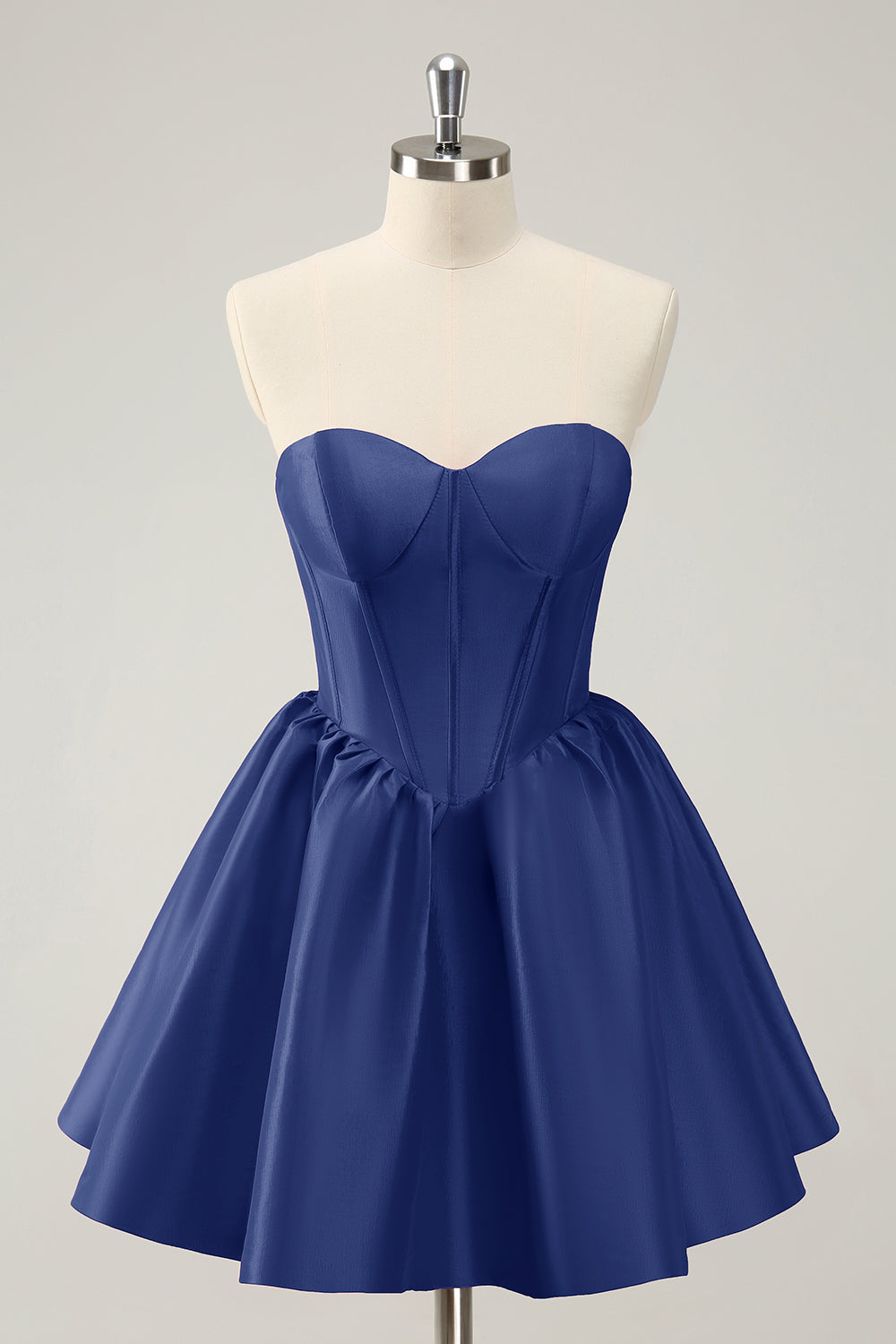 FUCHSIA A-LINE SWEETHEART CORSET HOMECOMING DRESS