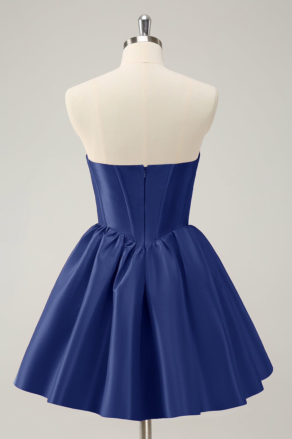 FUCHSIA A-LINE SWEETHEART CORSET HOMECOMING DRESS