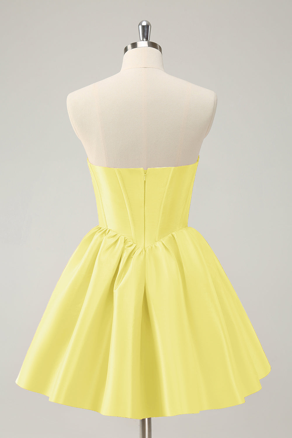 FUCHSIA A-LINE SWEETHEART CORSET HOMECOMING DRESS