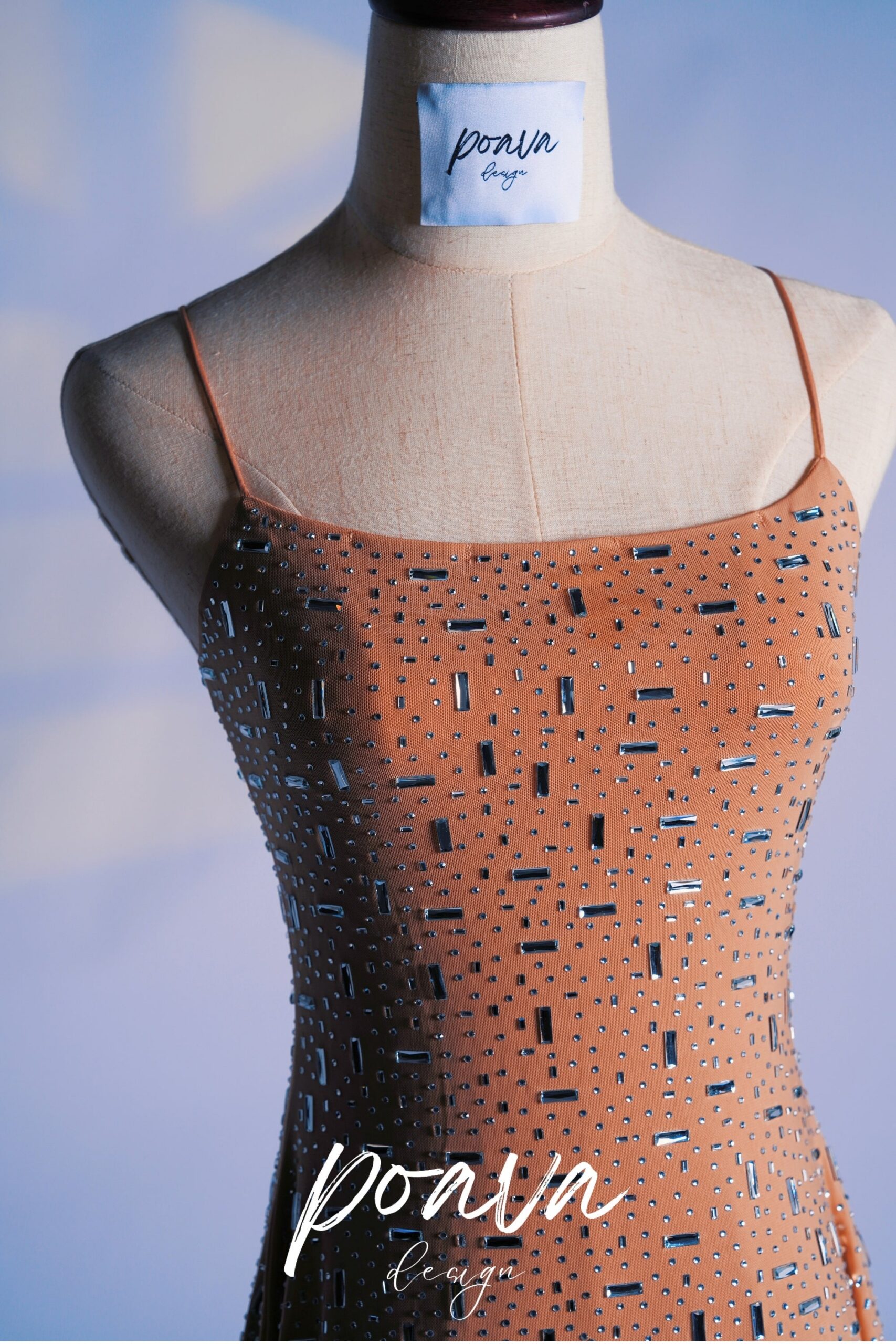 ELASTIC EMBELLISHED MINI DRESS, SKIN TONE, PARTY