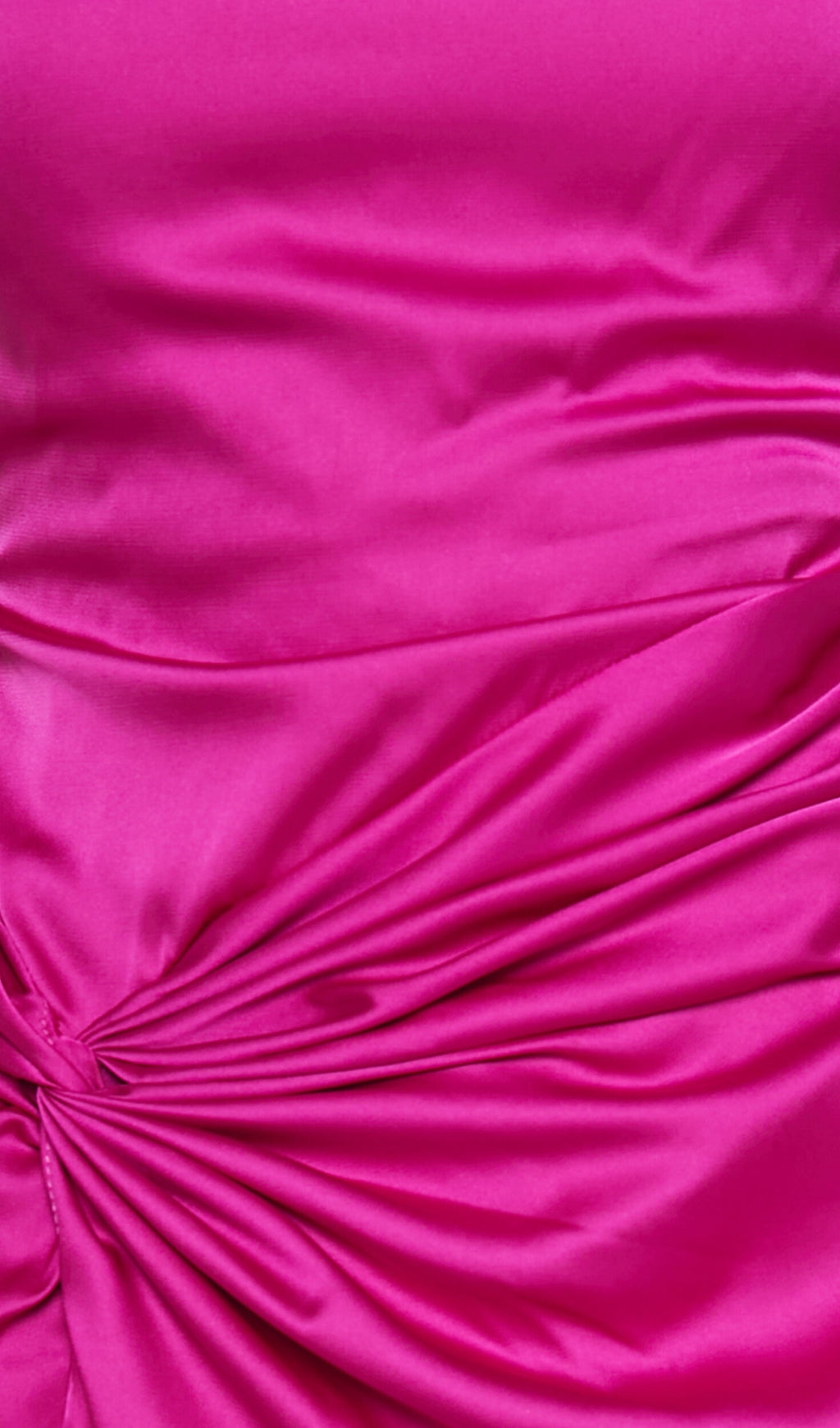 TWIST MIDI DRESS IN FUCHSIA FOR PARTY